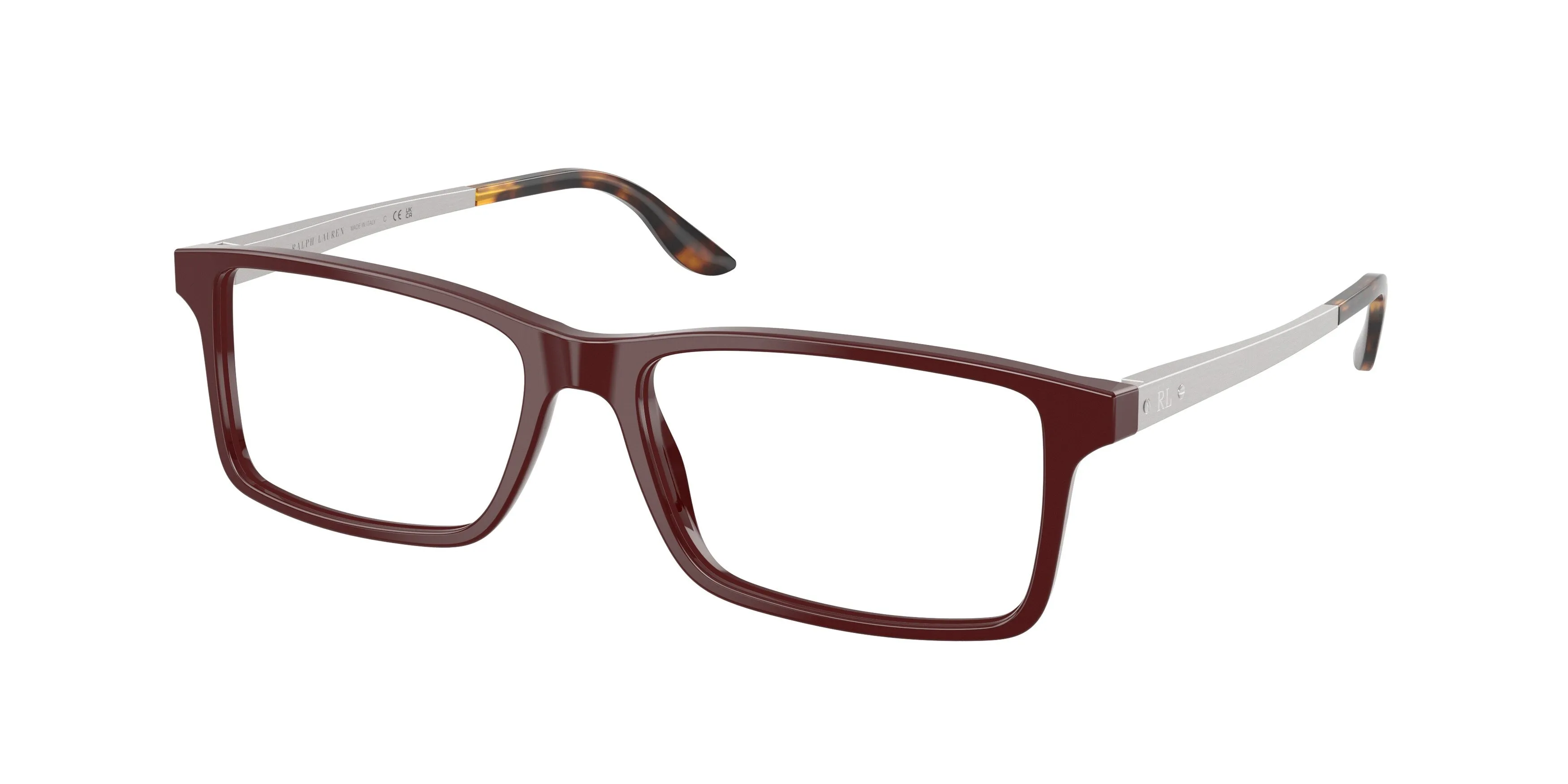 Ralph Lauren RL6128 6311 Montature da vista Acetato Rosso Squadrata Normale - immagine 1