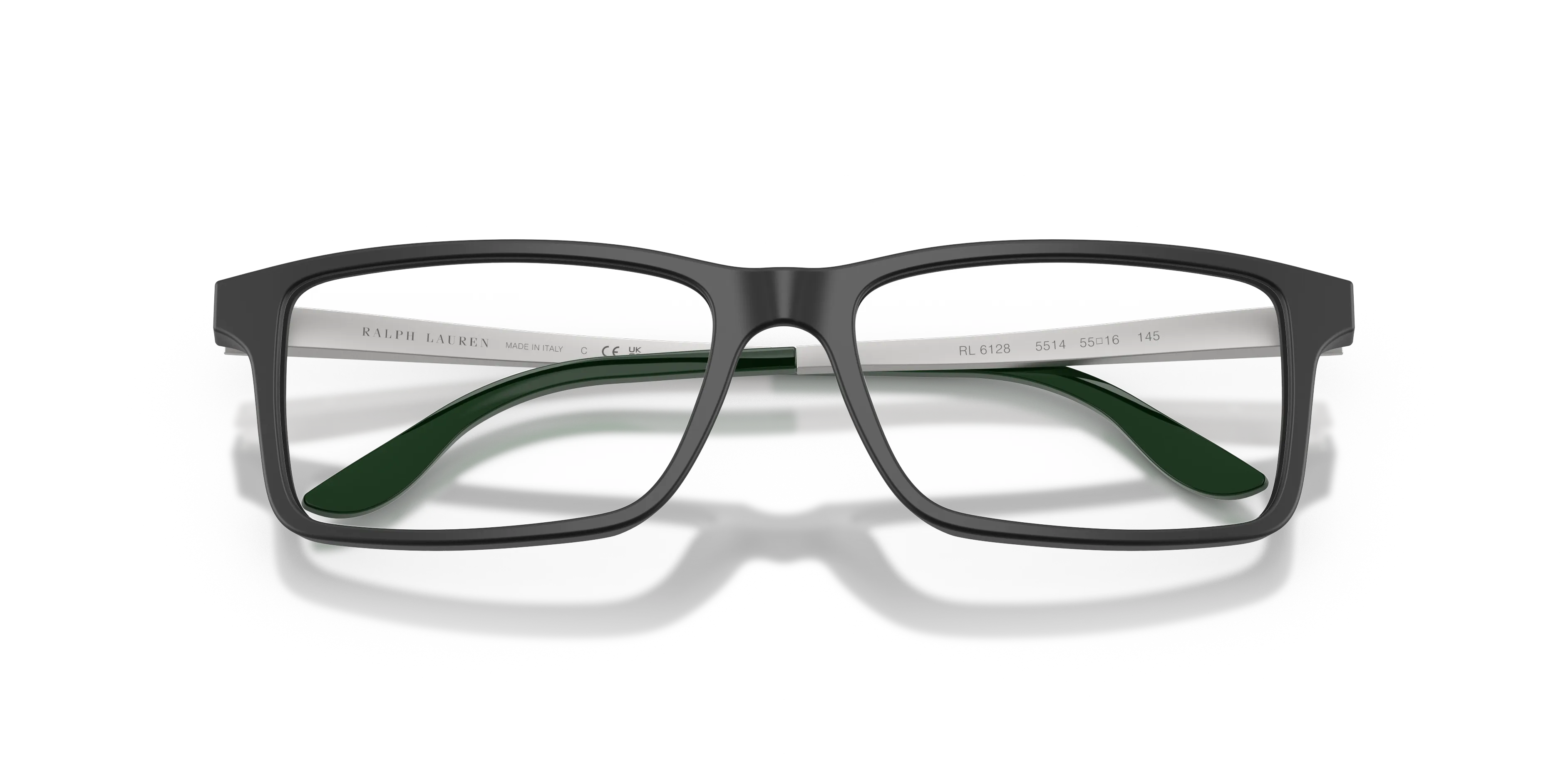 Ralph Lauren RL6128 5514 Montature da vista Acetato Nero Squadrata Normale - immagine 2