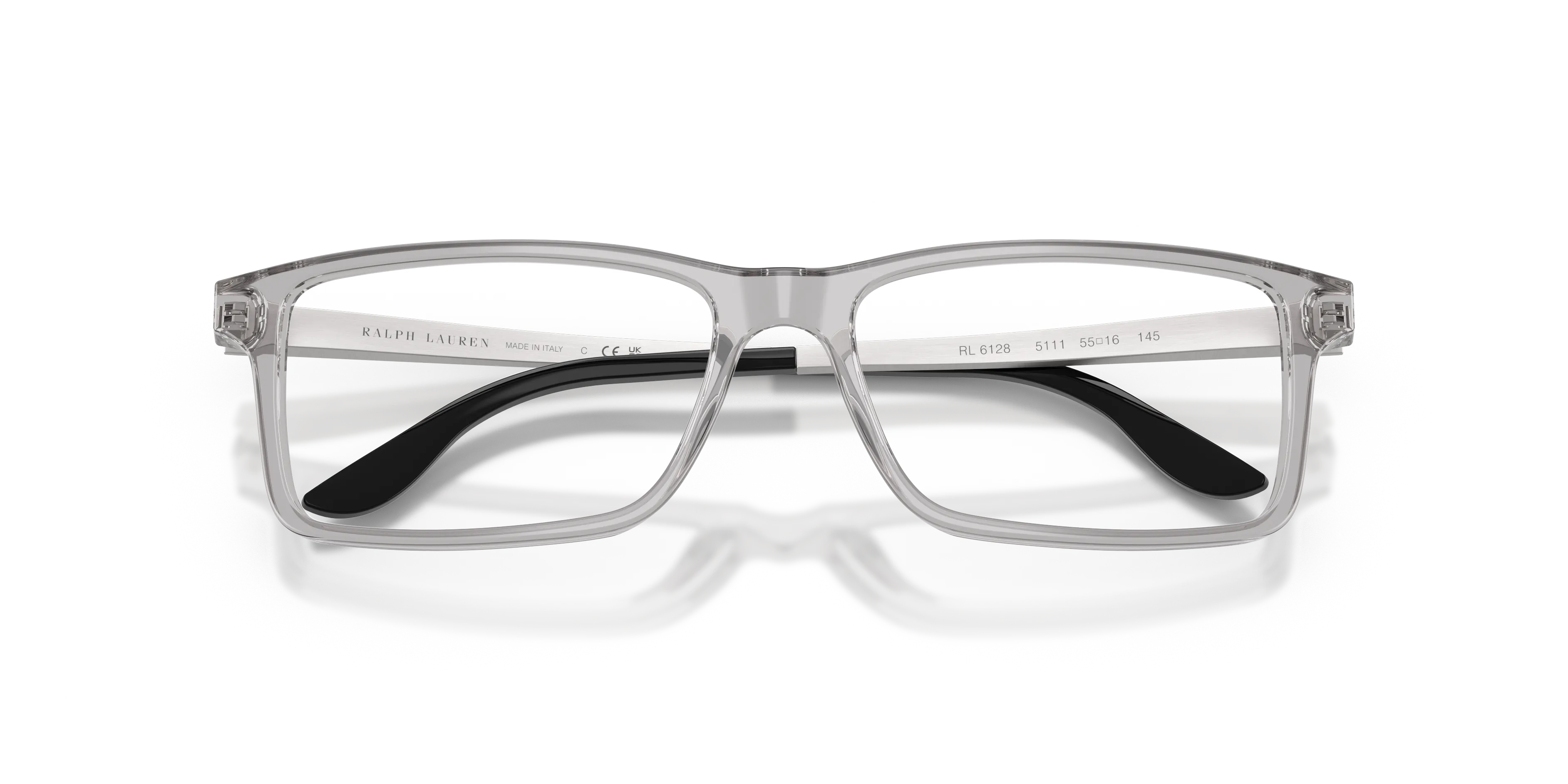 Ralph Lauren RL6128 5111 Montature da vista Acetato Grigio Squadrata Normale - immagine 2