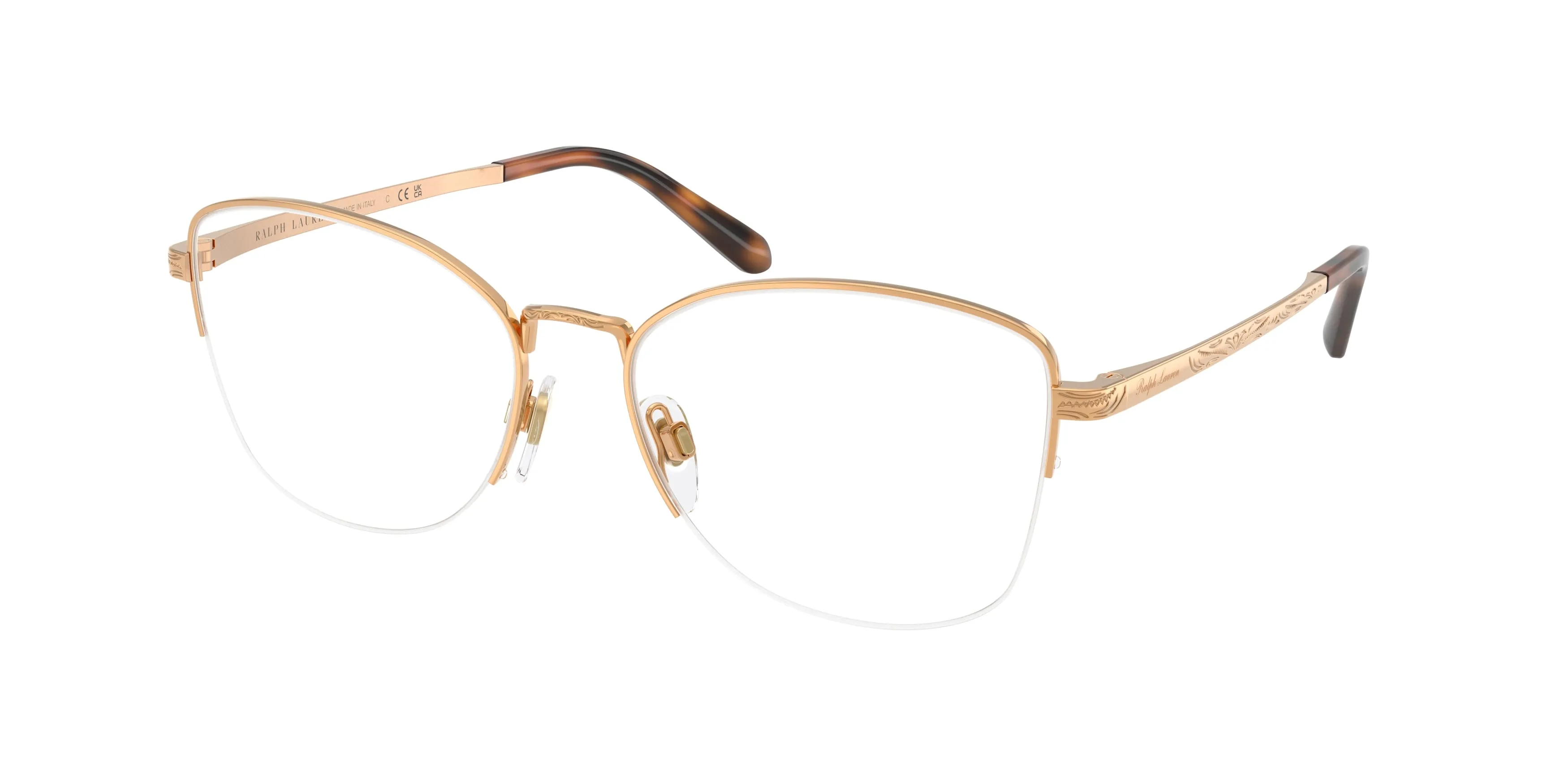 Ralph Lauren RL5135 9153 Montature da vista Acciaio Oro Cat Eye Normale - immagine 1