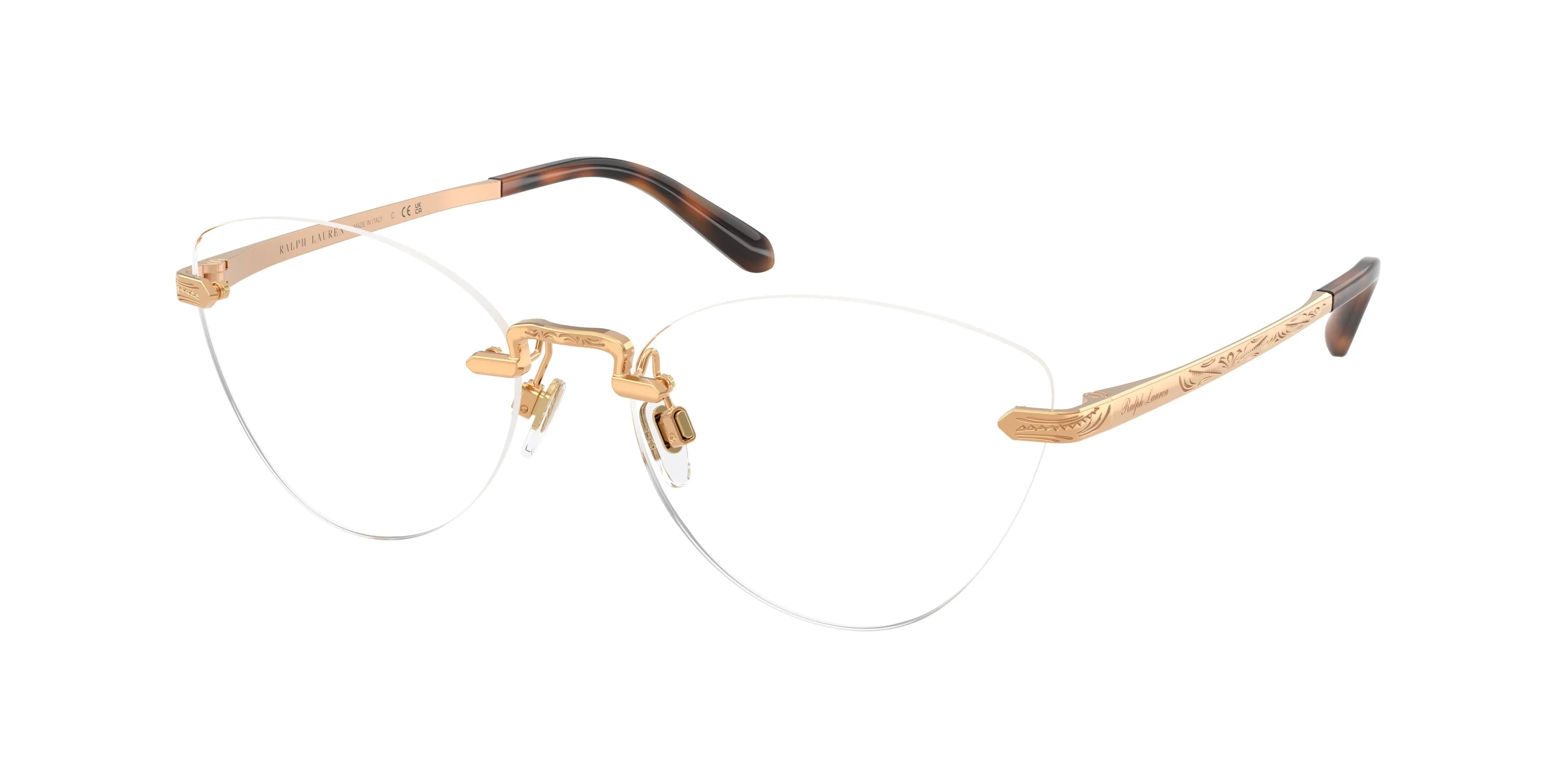 Ralph Lauren RL5134 9153 Montature da vista Metallo Oro Cat Eye Normale - immagine 1