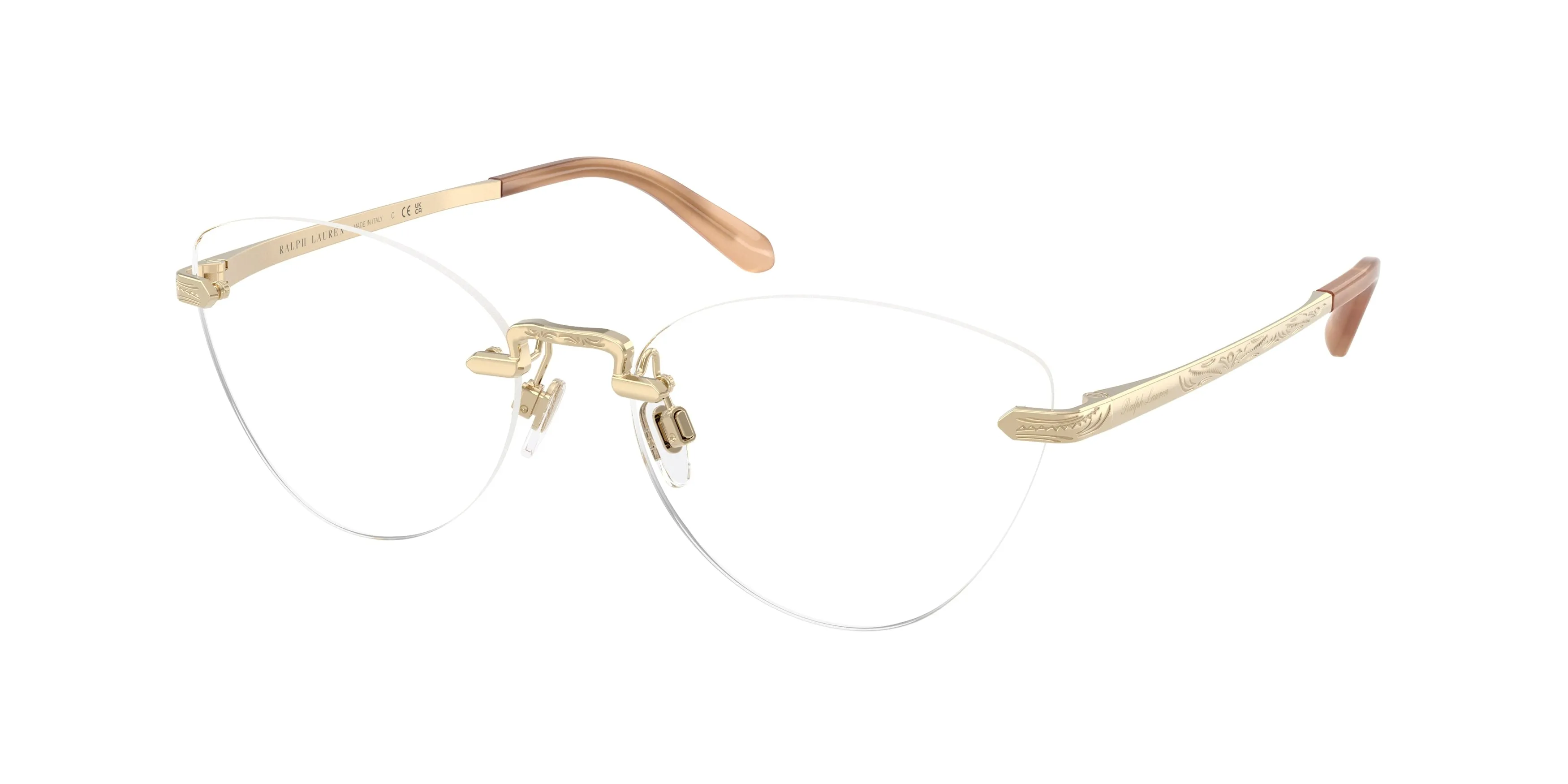Ralph Lauren RL5134 9116 Montature da vista Metallo Oro Cat Eye Normale - immagine 1