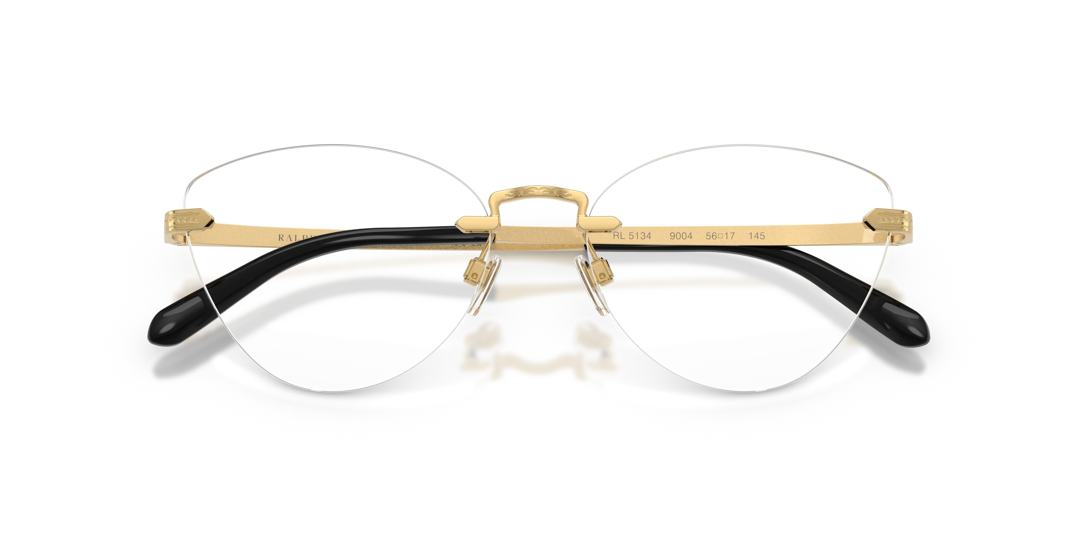 Ralph Lauren RL5134 9004 Montature da vista Metallo Oro Cat Eye Normale - immagine 2