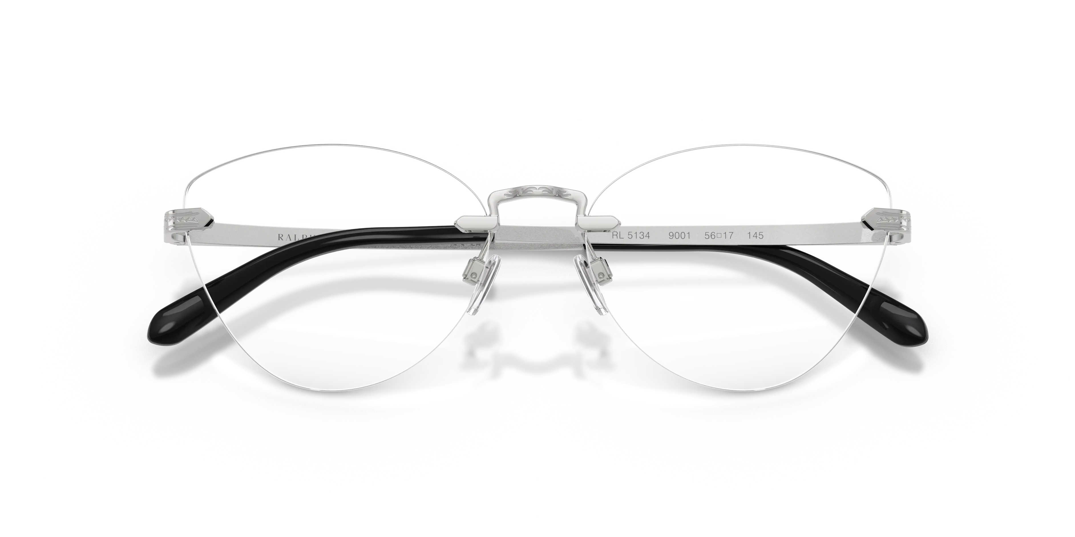 Ralph Lauren RL5134 9001 Montature da vista Metallo Argento Cat Eye Normale - immagine 2