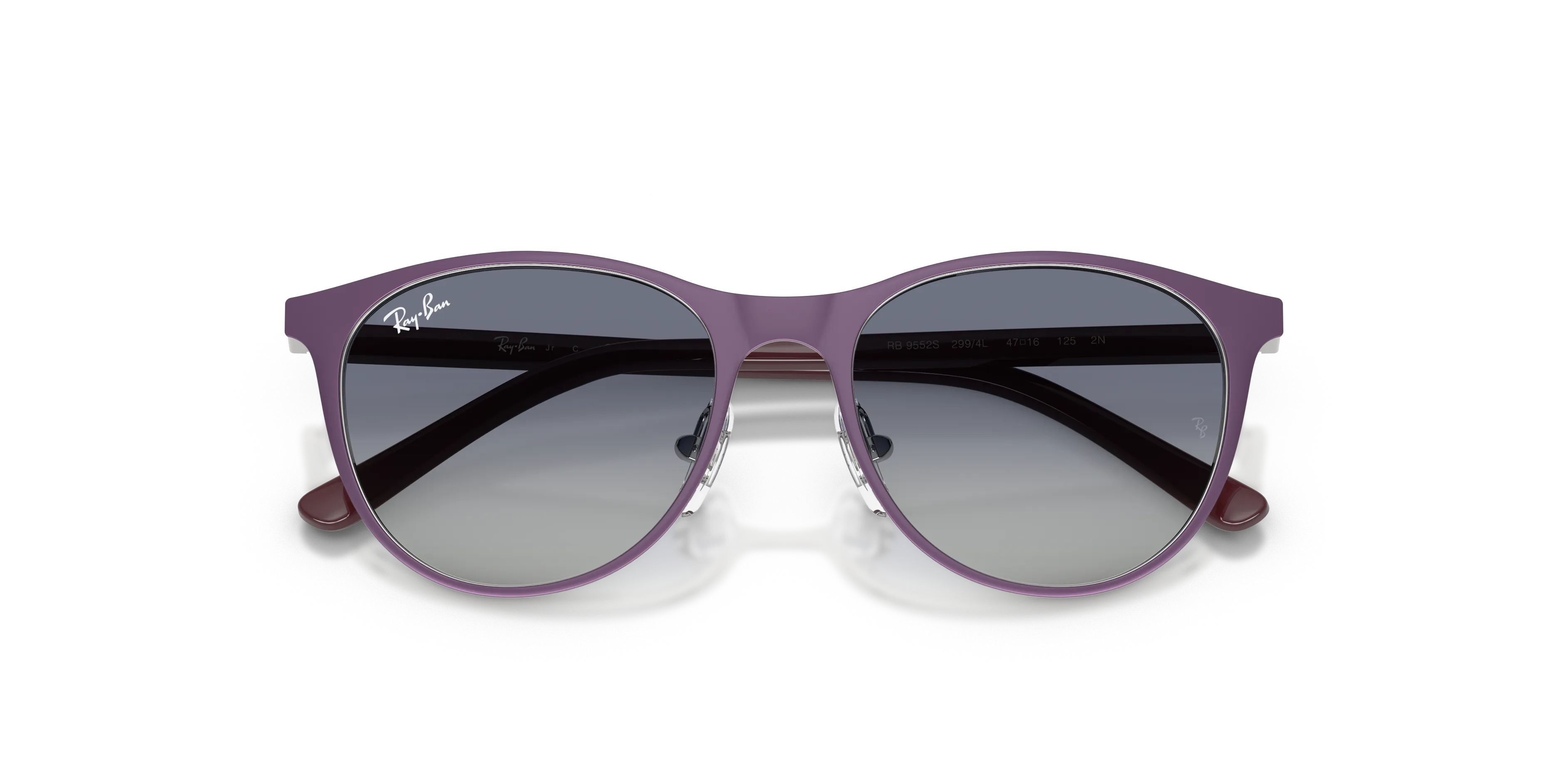 Ray - Ban RJ9552S 299/4L Occhiali da sole Metallo Argento Pantos Normale Sfumato - immagine 2