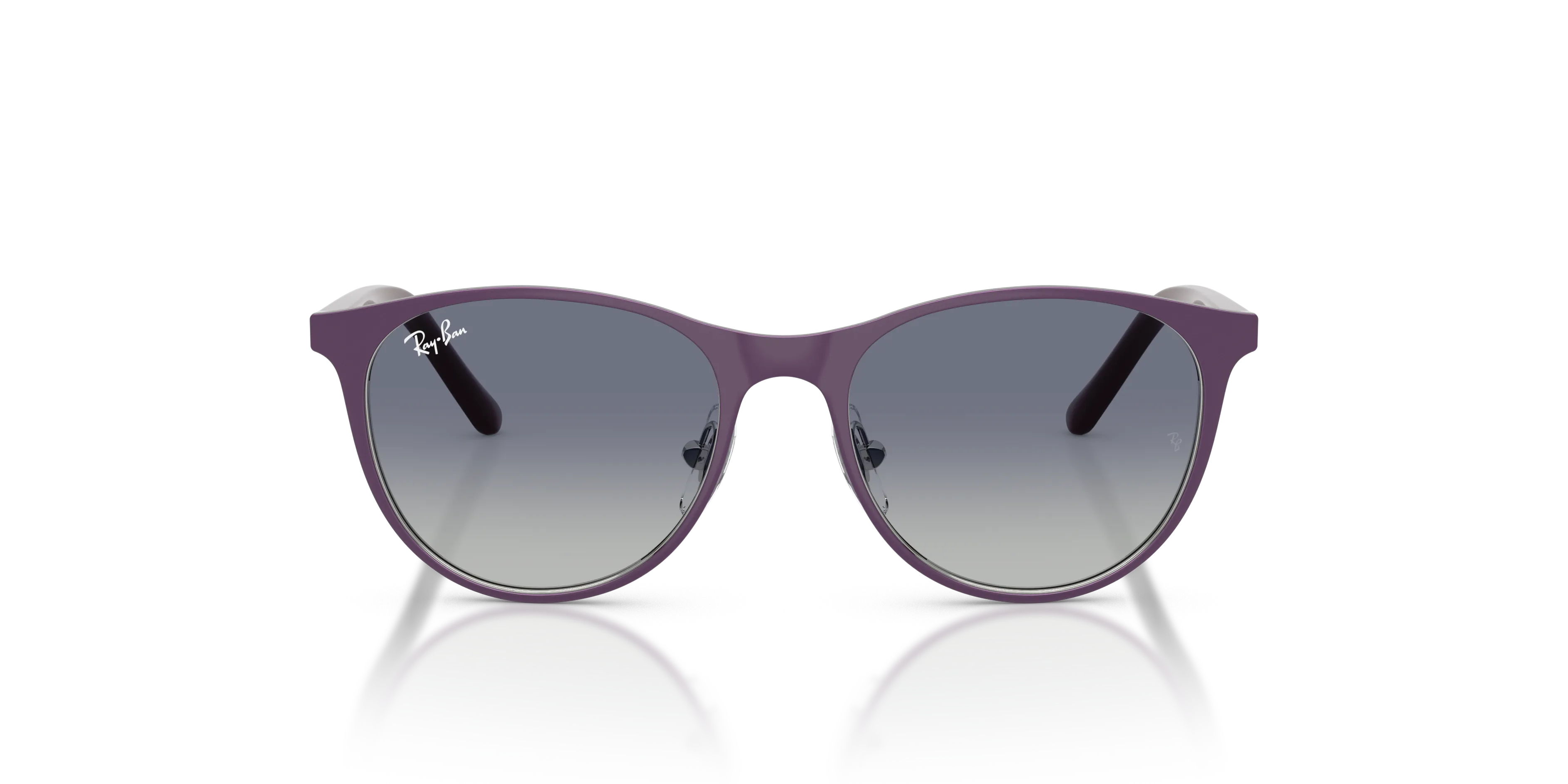 Ray - Ban RJ9552S 299/4L Occhiali da sole Metallo Argento Pantos Normale Sfumato - immagine 3