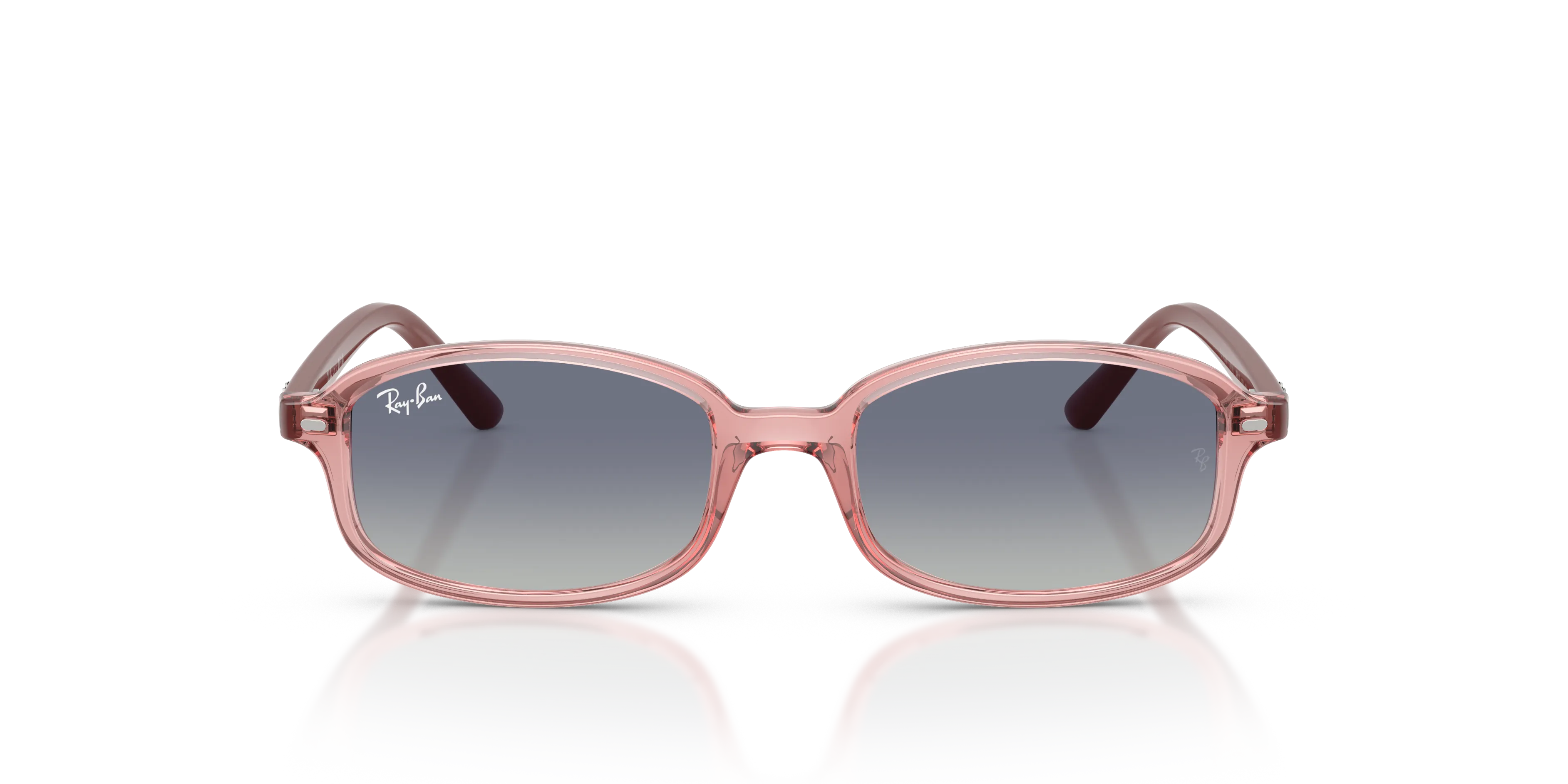 Ray - Ban RJ9132S 72014L Occhiali da sole bambino Nylon Rosa Geometrica Normale Sfumato - immagine 3