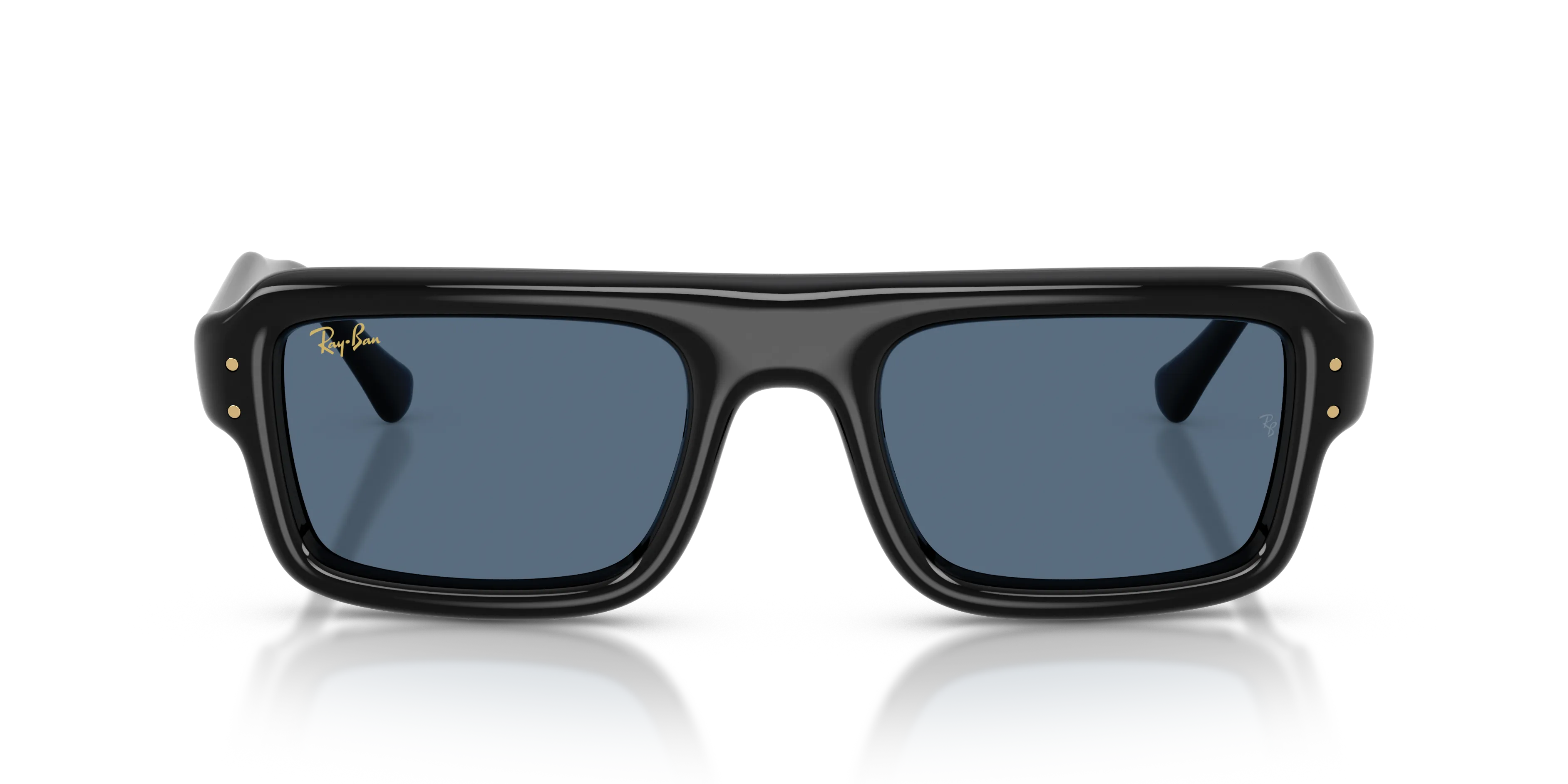 Ray - Ban RB4954 601/80 Occhiali da sole Nylon Nero Blu Pilot Normale - immagine 3