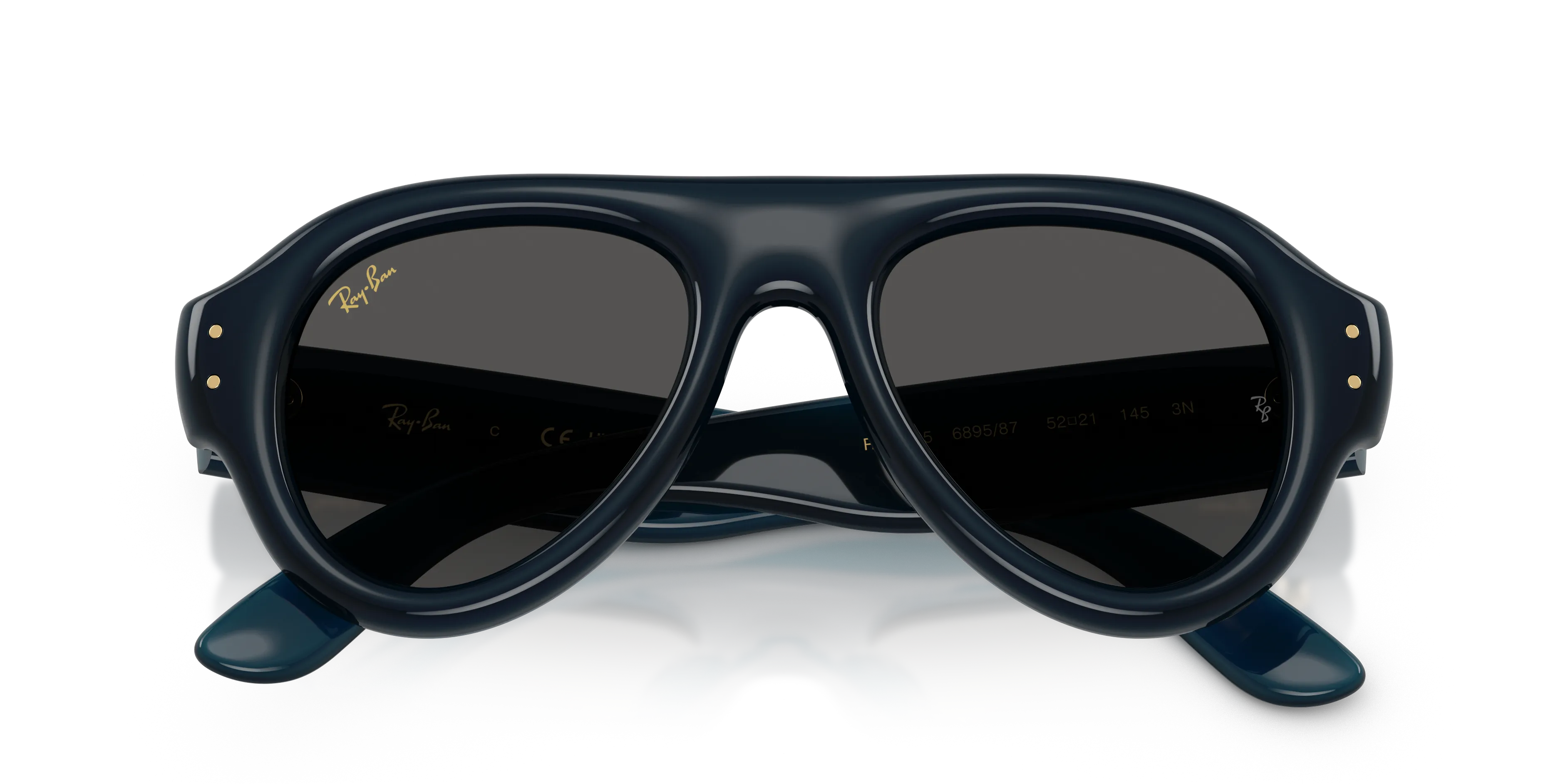Ray - Ban RB4925 689587 Occhiali da sole Nylon Blu [""] Pilot Normale - immagine 2
