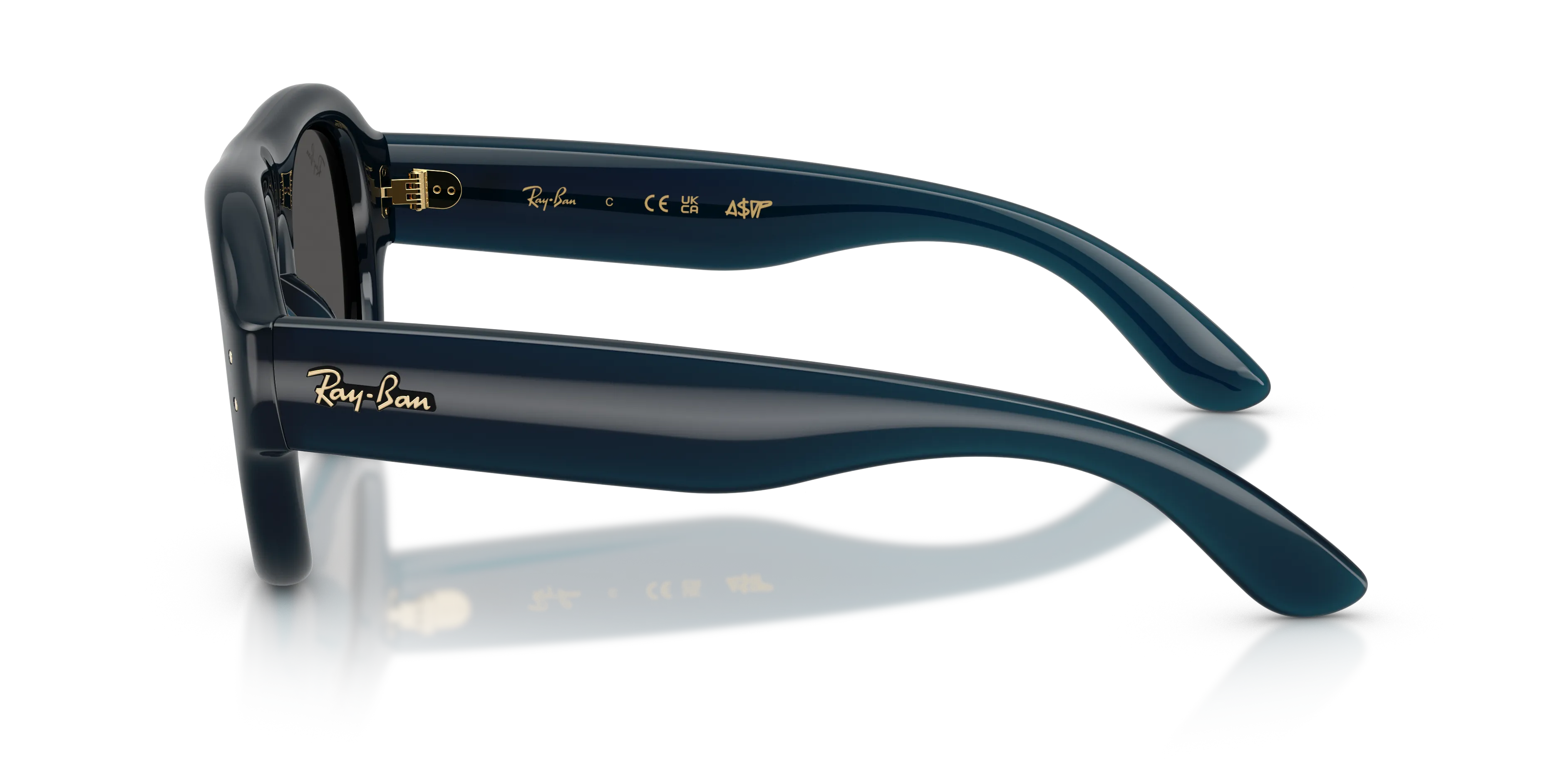 Ray - Ban RB4925 689587 Occhiali da sole Nylon Blu [""] Pilot Normale - immagine 4