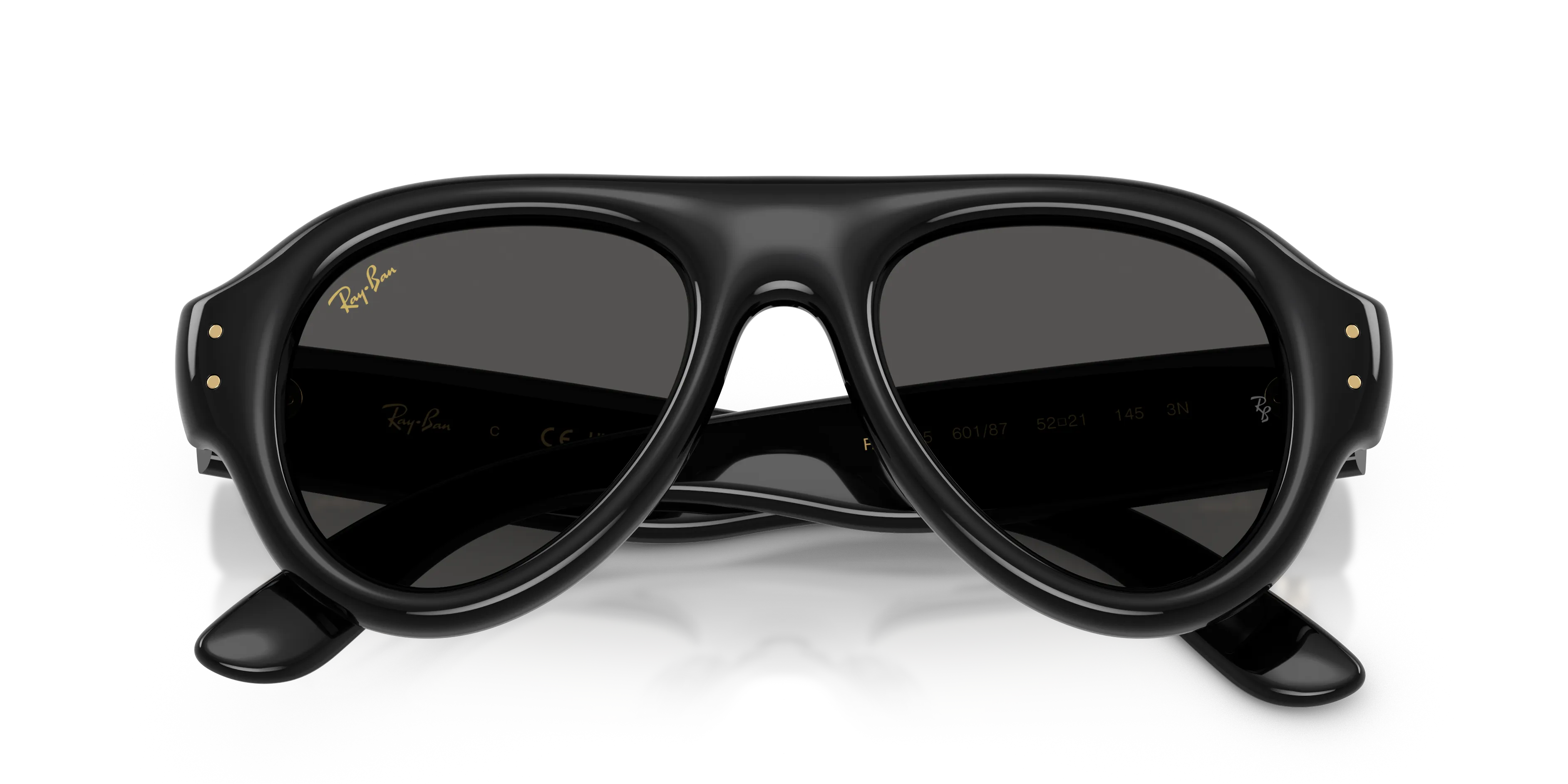 Ray - Ban RB4925 601/87 Occhiali da sole Nylon Nero [""] Pilot Normale - immagine 2