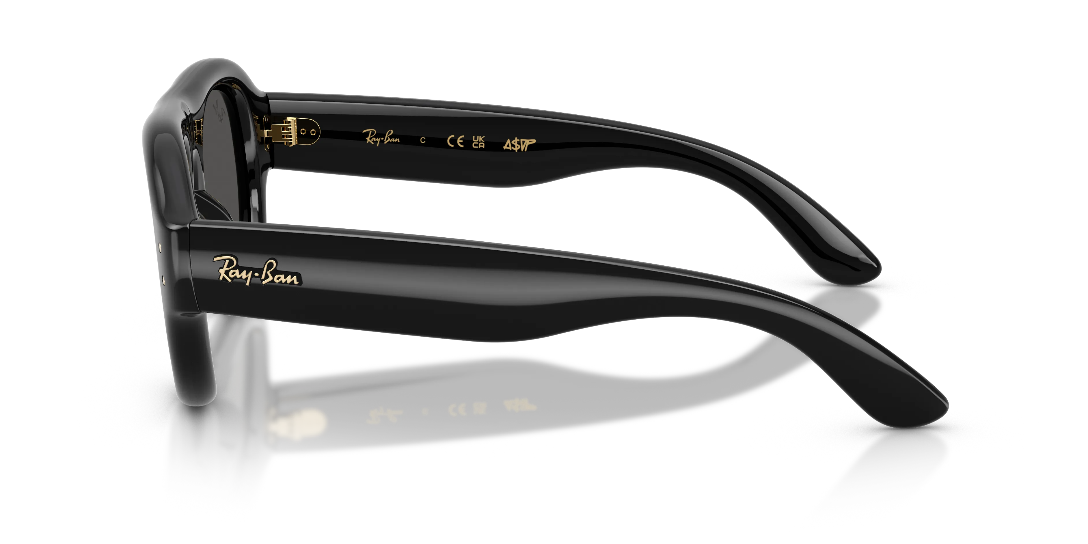 Ray - Ban RB4925 601/87 Occhiali da sole Nylon Nero [""] Pilot Normale - immagine 4