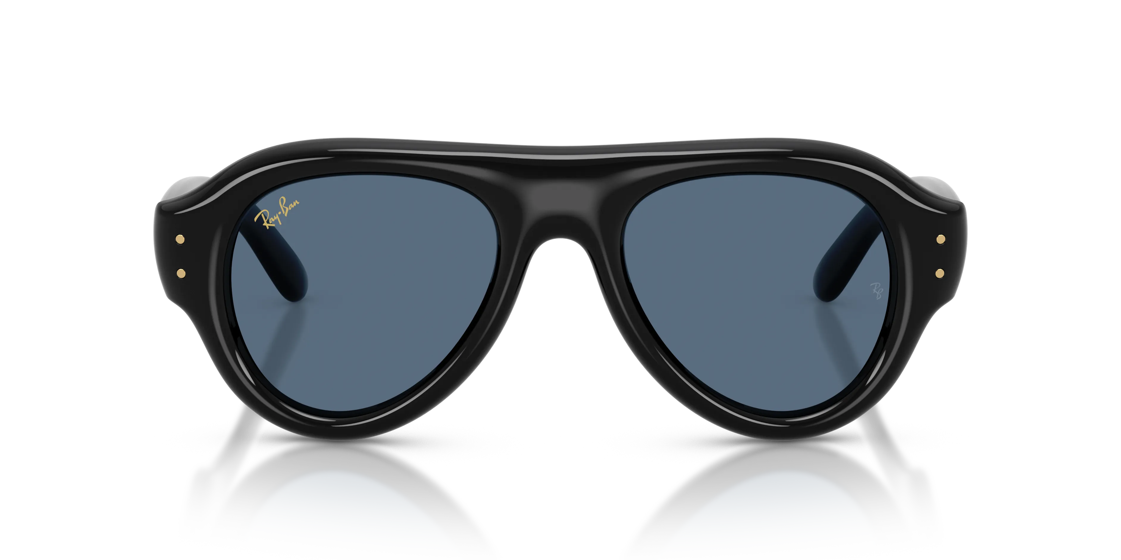 Ray - Ban RB4925 601/80 Occhiali da sole Nylon Nero Blu Pilot Normale - immagine 3