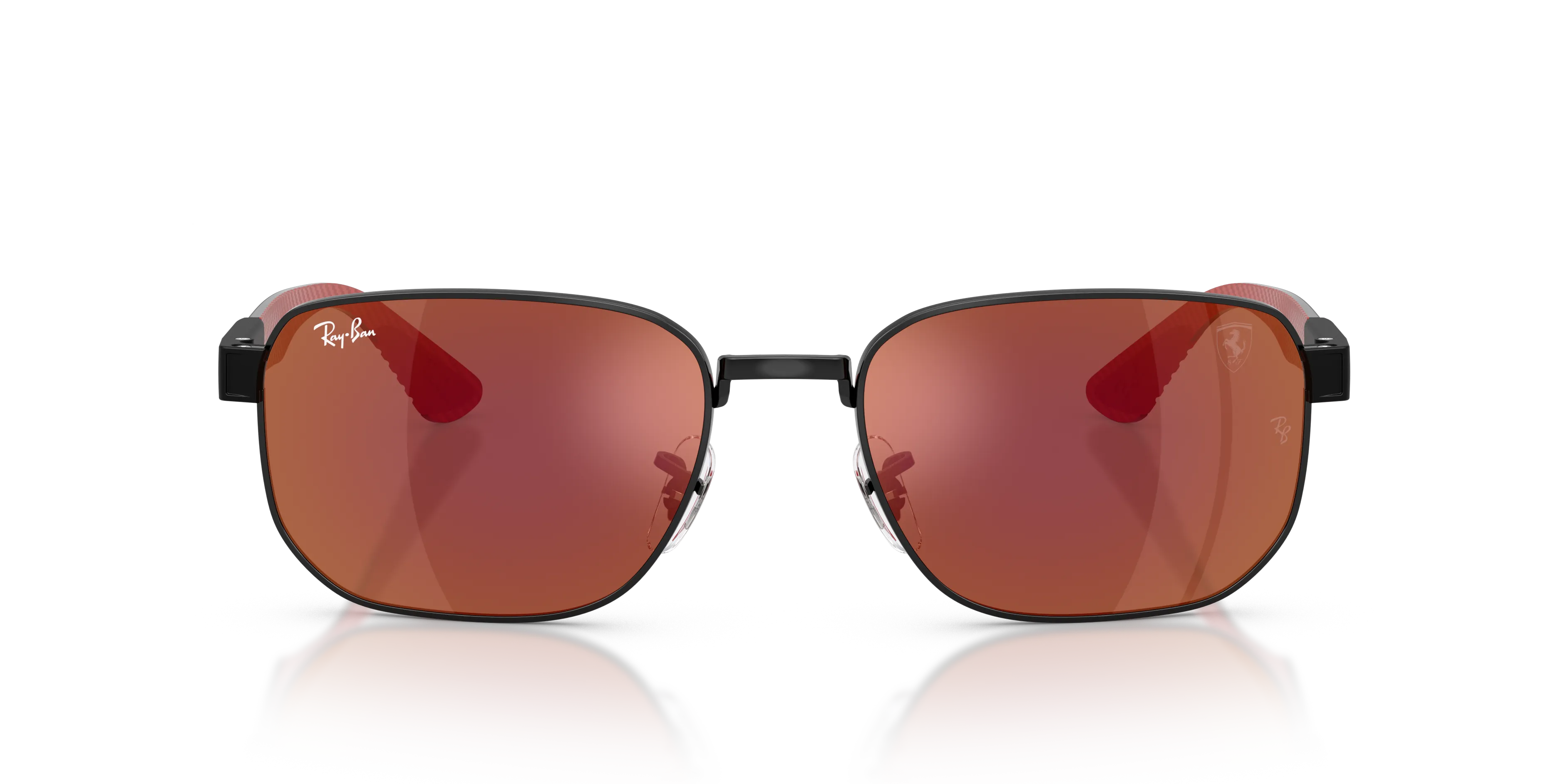 Ray - Ban RB8329M F1402K Occhiali da sole Metallo Nero Geometrica Specchiate - immagine 3