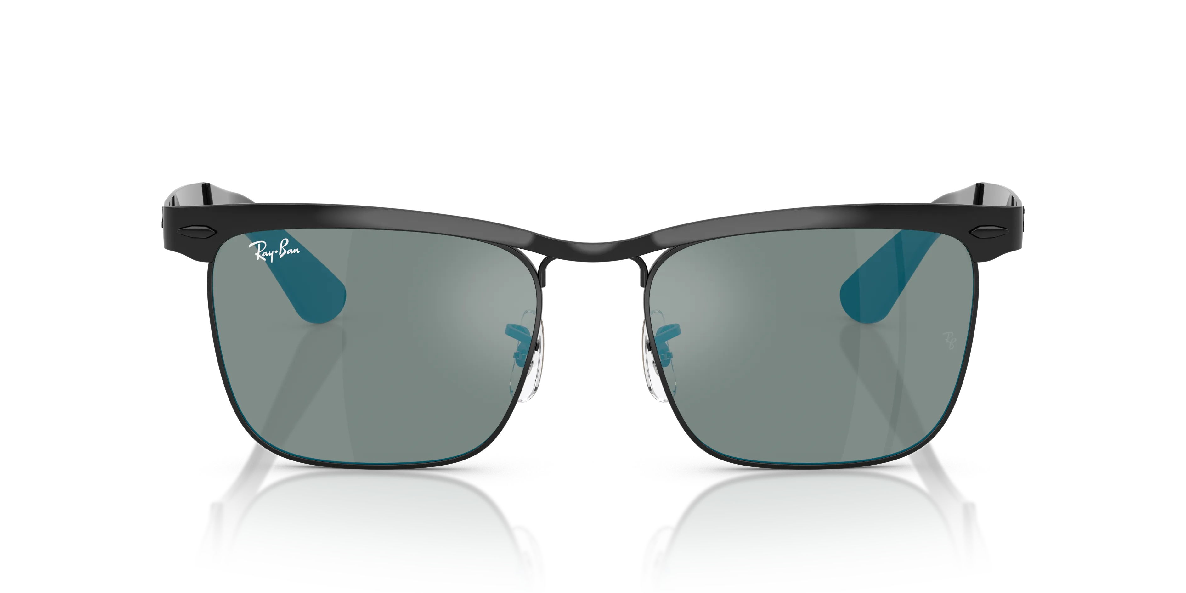 Ray - Ban RB3875 WAYFARER DELUXE 002/8O Occhiali da sole Metallo Nero Squadrata Normale - immagine 3