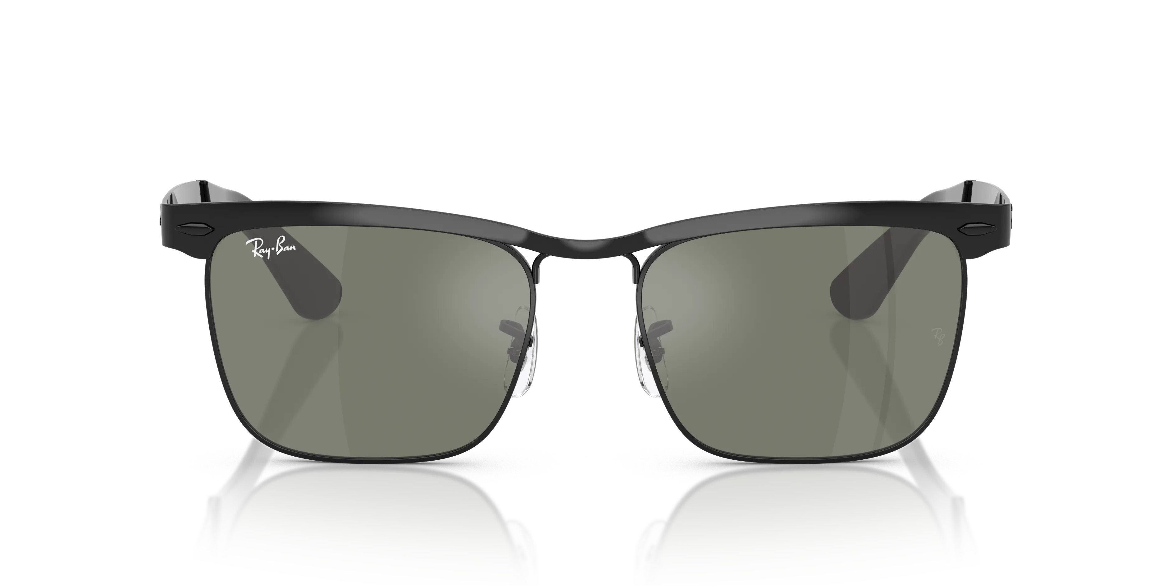 Ray - Ban RB3875 WAYFARER DELUXE 002/39 Occhiali da sole Metallo Nero Squadrata Normale - immagine 3