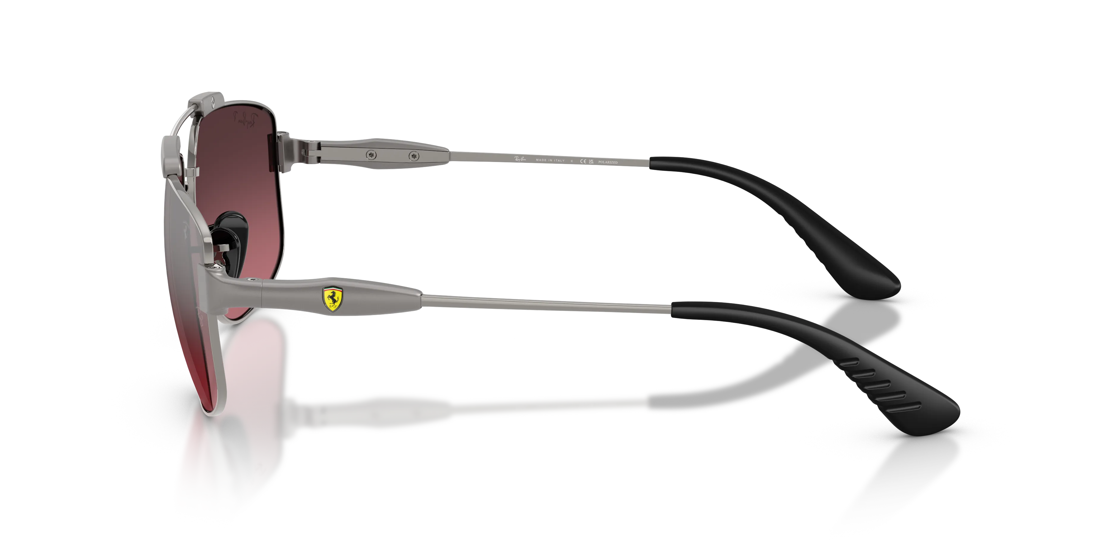 Ray - Ban RB3789M F1247A Occhiali da sole Metallo Grigio Squadrata Polarizzata - immagine 4