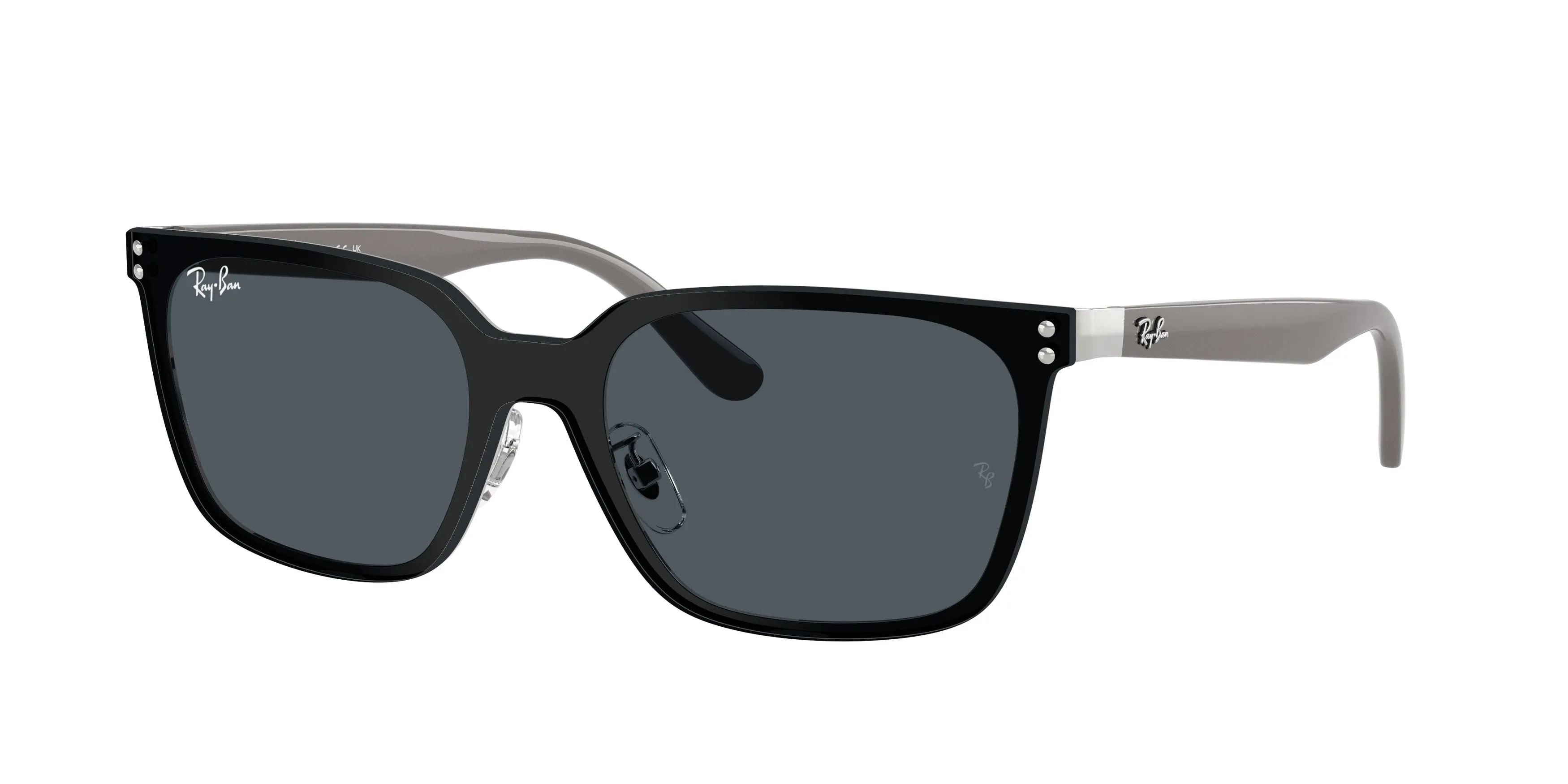 Ray - Ban RB3784D 003/87 Occhiali da sole Metallo Argento Grigio Squadrata Normale - immagine 1