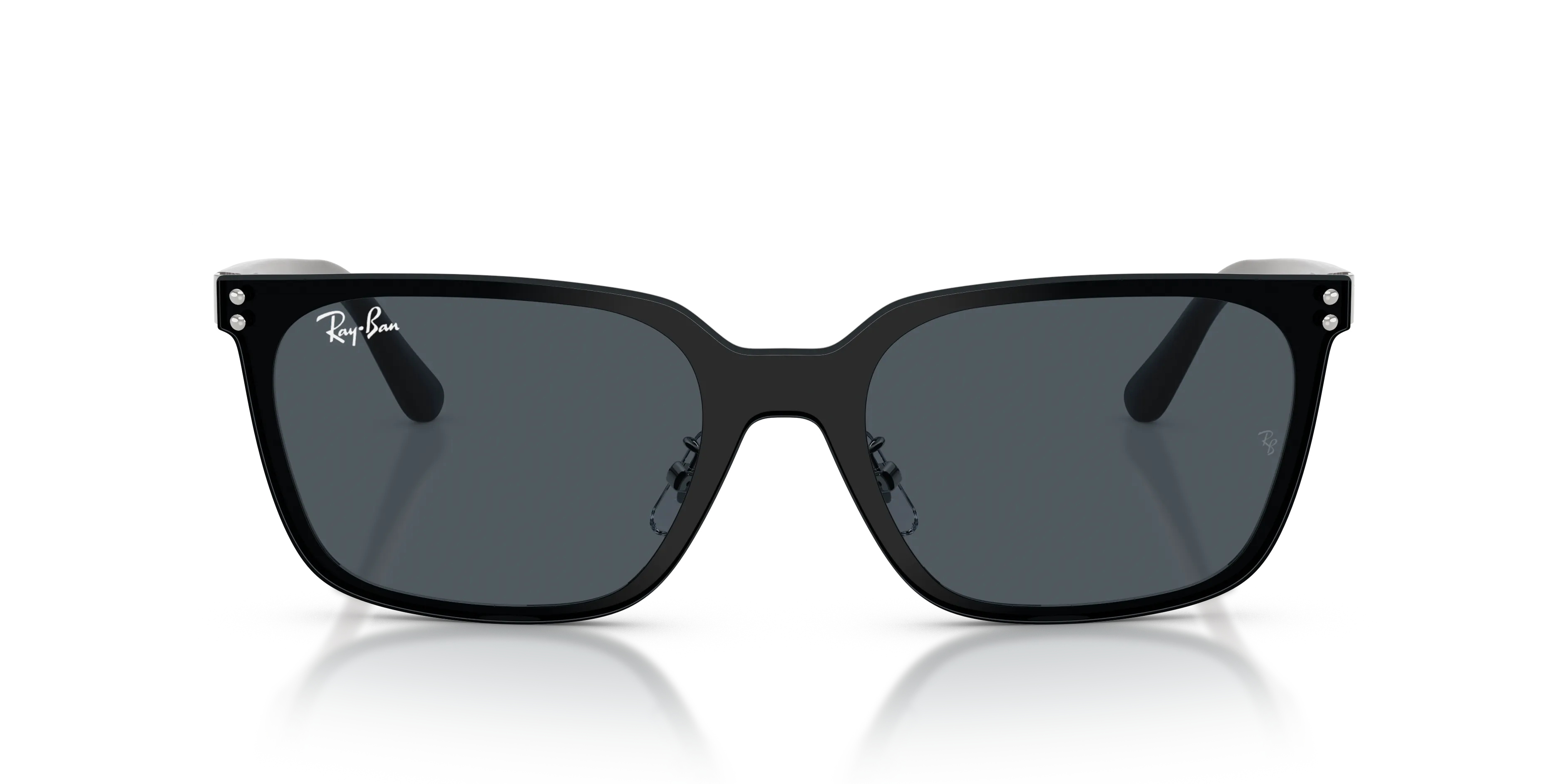 Ray - Ban RB3784D 003/87 Occhiali da sole Metallo Argento Grigio Squadrata Normale - immagine 3