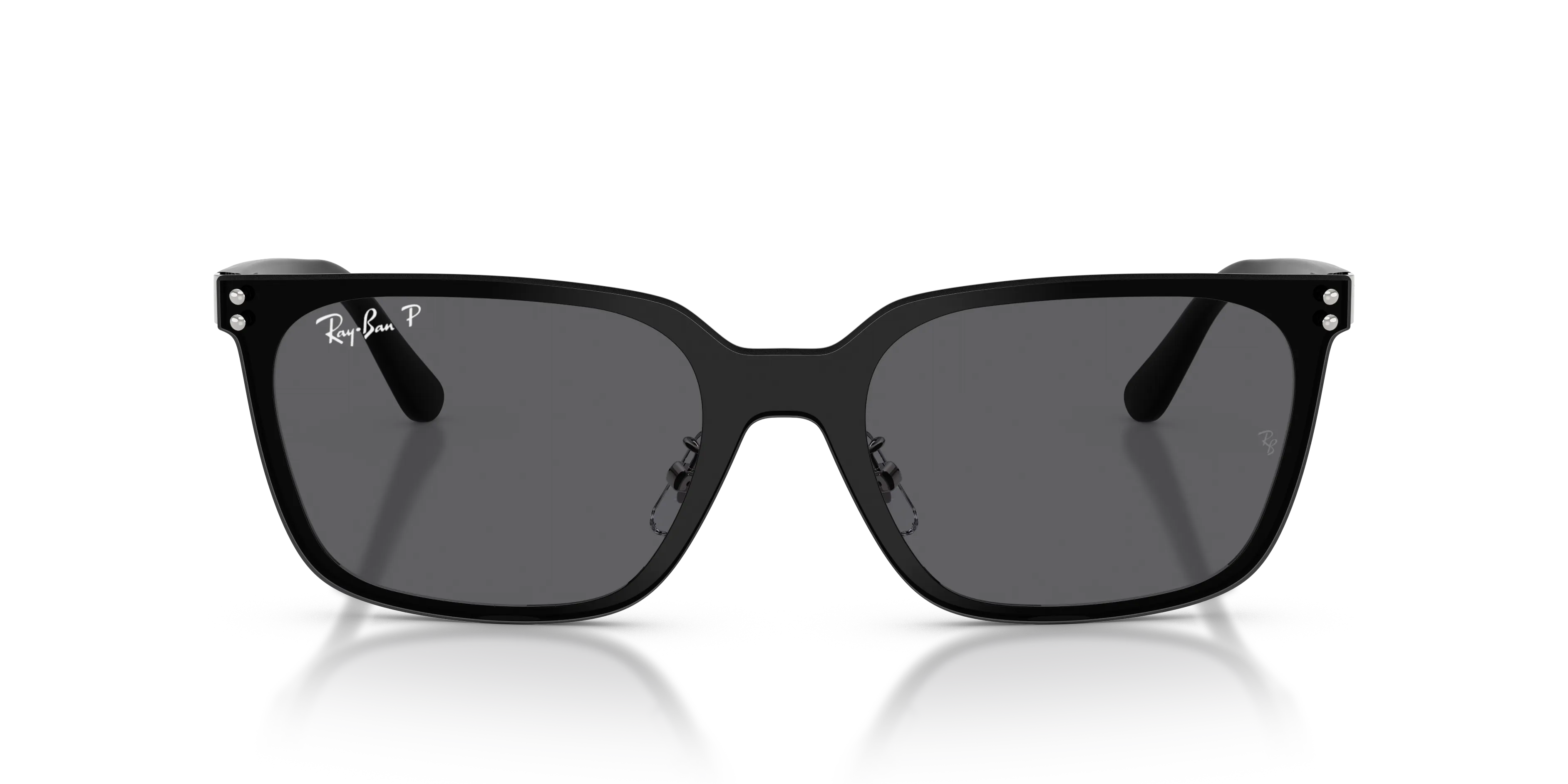 Ray - Ban RB3784D 003/81 Occhiali da sole Metallo Argento Grigio Squadrata Polarizzata - immagine 3