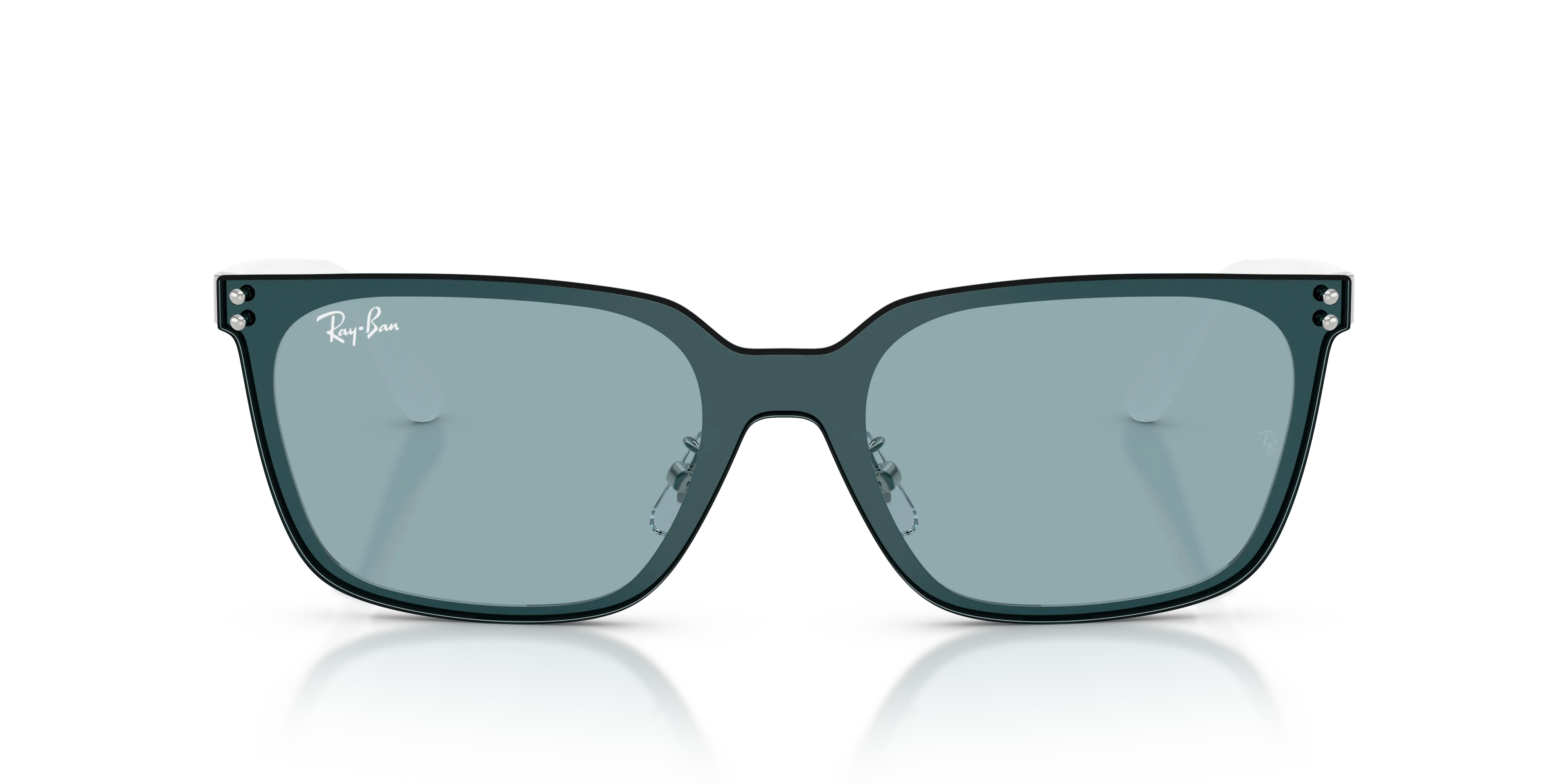 Ray - Ban RB3784D 003/80 Occhiali da sole Metallo Argento Blu Squadrata Normale - immagine 3