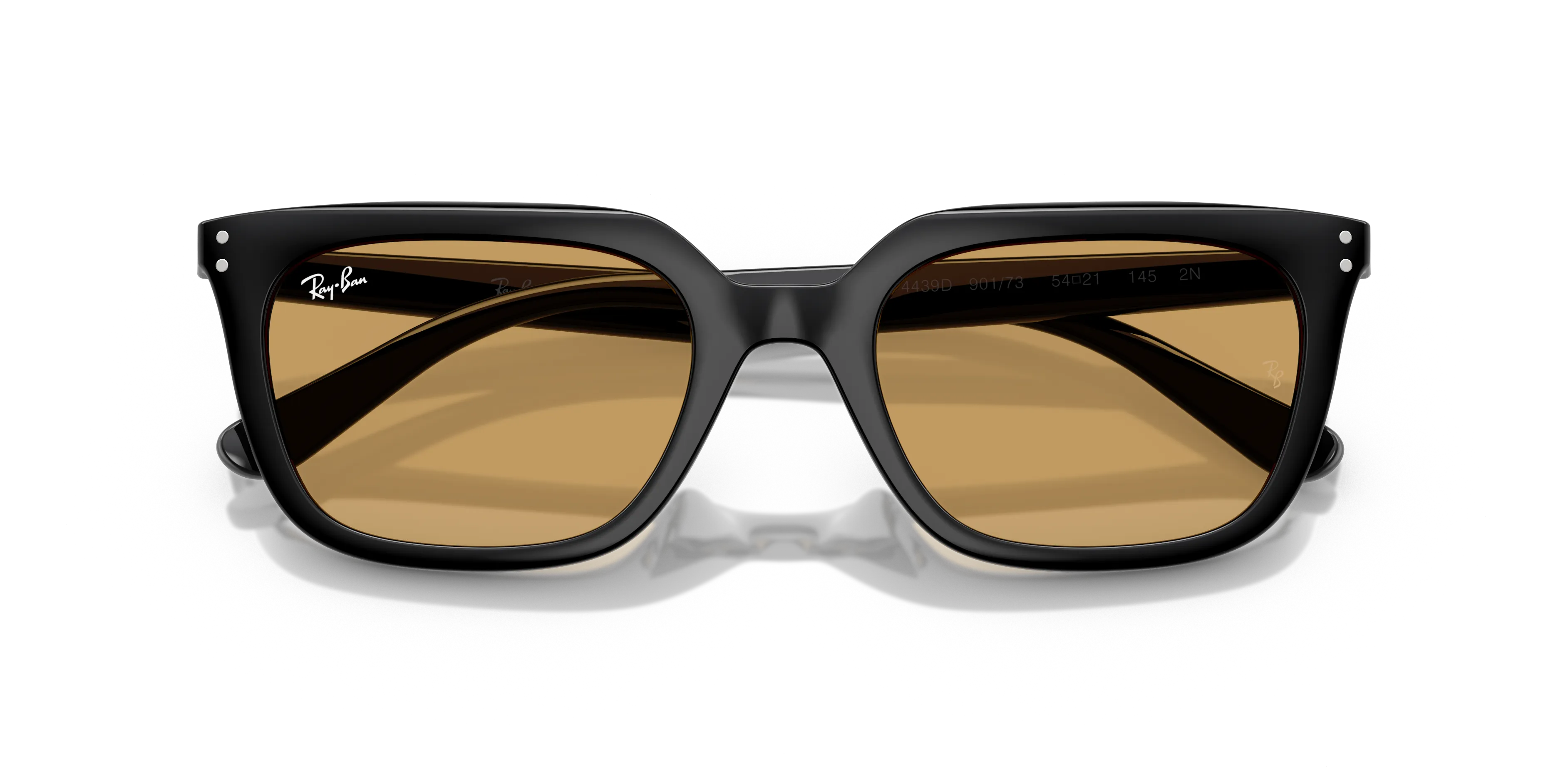 Ray - Ban RB4439D 901/73 Occhiali da sole Acetato Nero Squadrata Normale - immagine 2