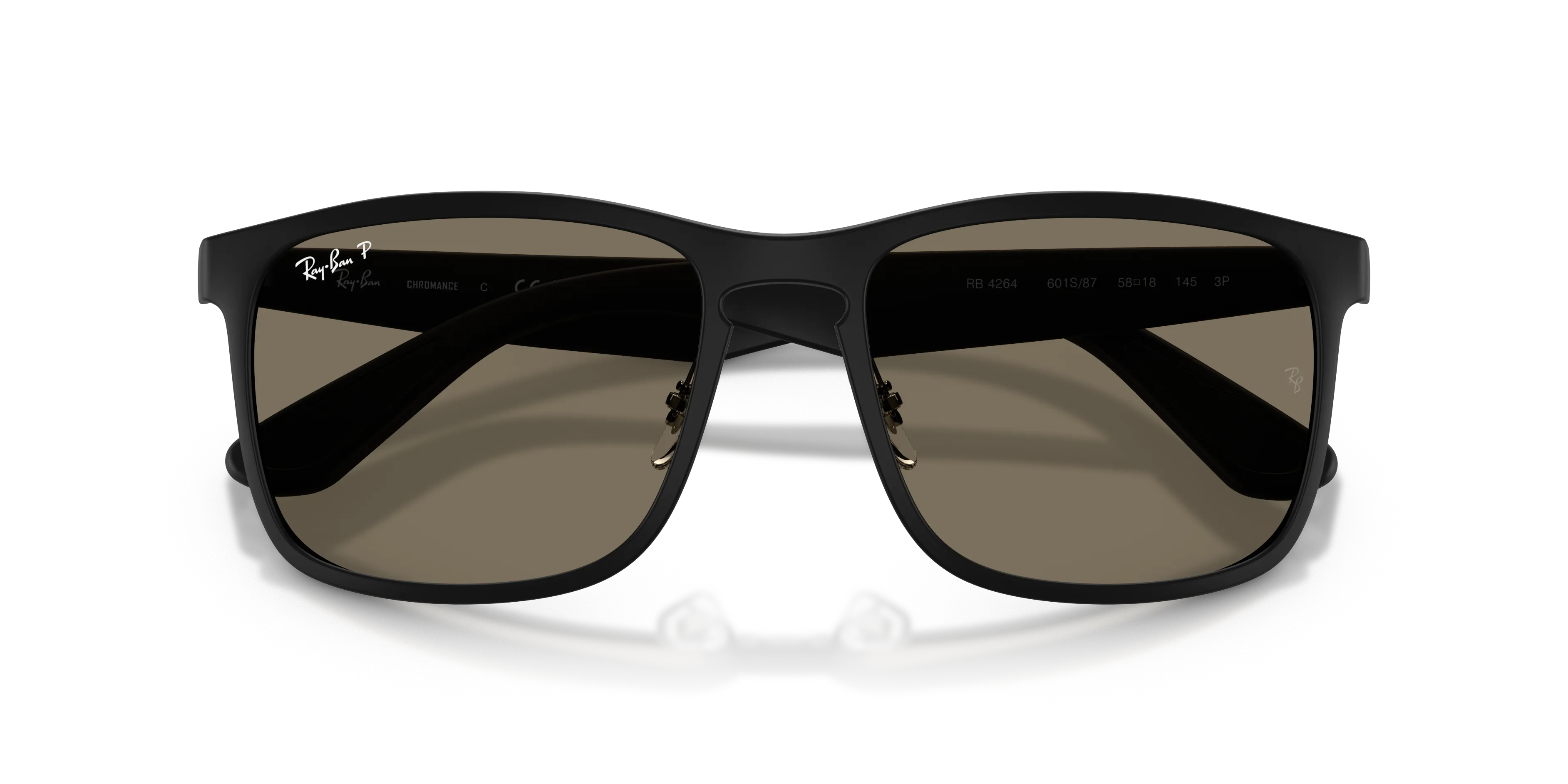 Ray - Ban RB4264 601S87 Occhiali da sole Nylon Nero Squadrata Polarizzata - immagine 2