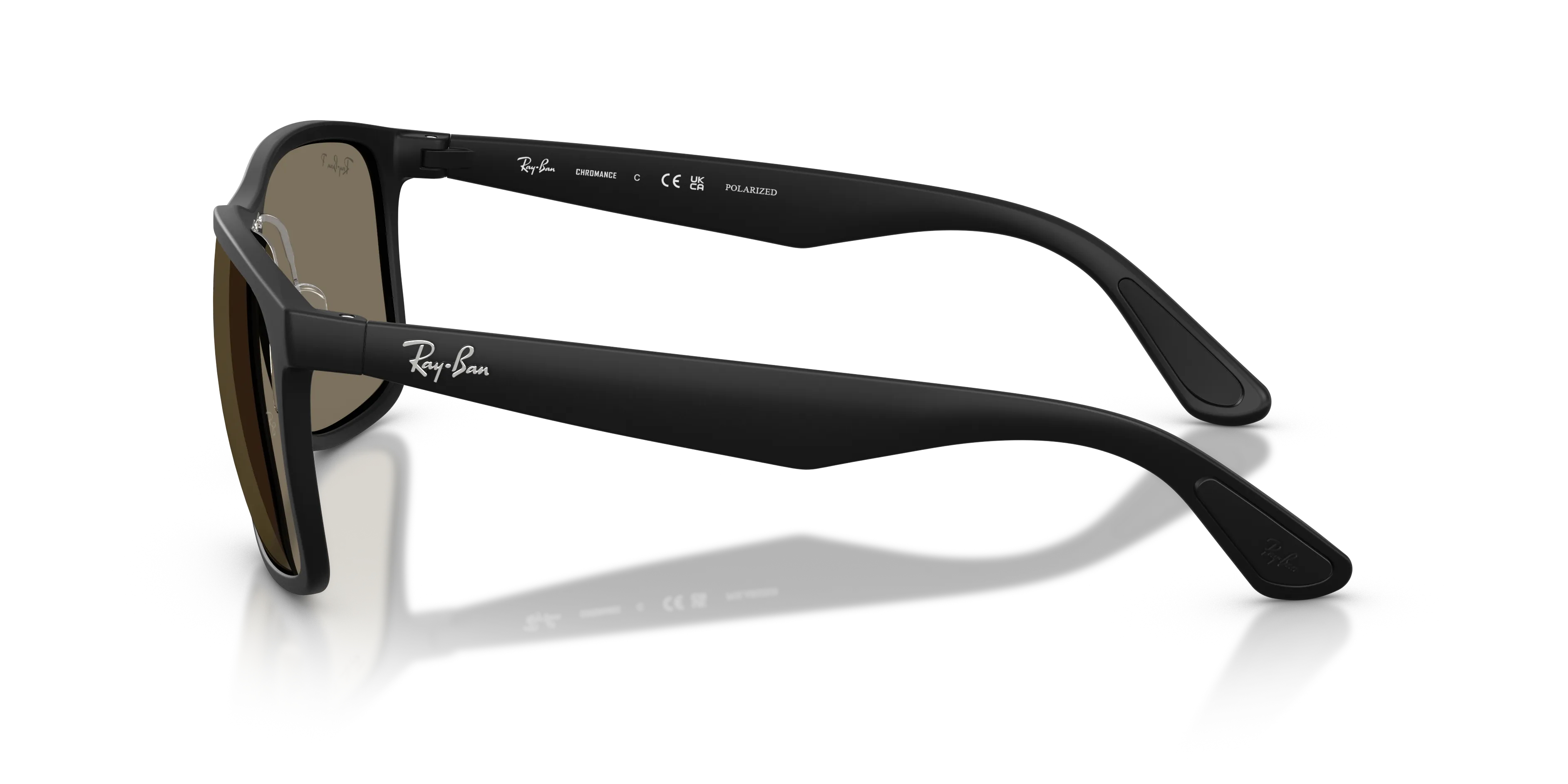 Ray - Ban RB4264 601S87 Occhiali da sole Nylon Nero Squadrata Polarizzata - immagine 4