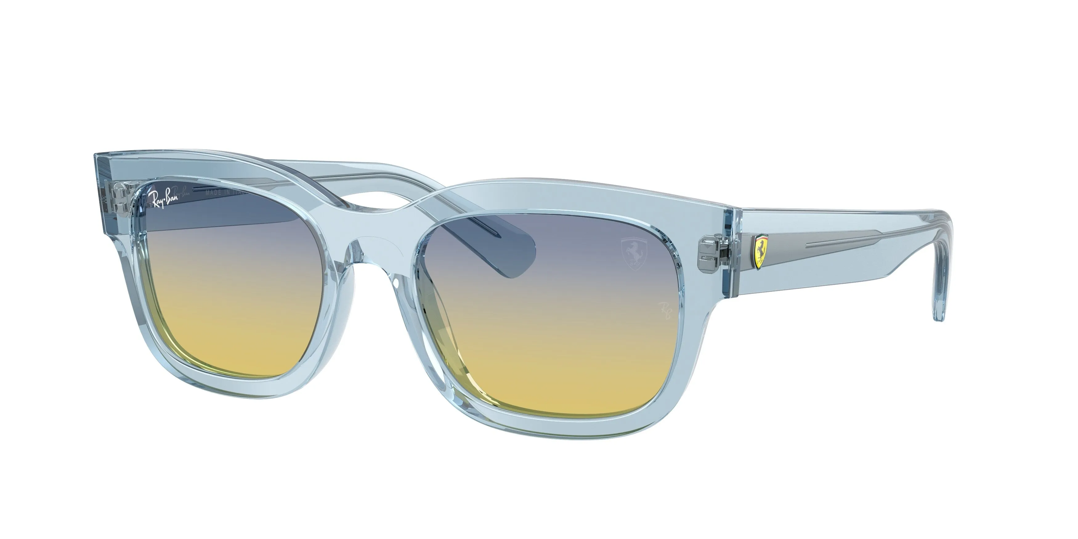Ray - Ban RB2228M F708EI Occhiali da sole Acetato Blu Squadrata Normale - immagine 1