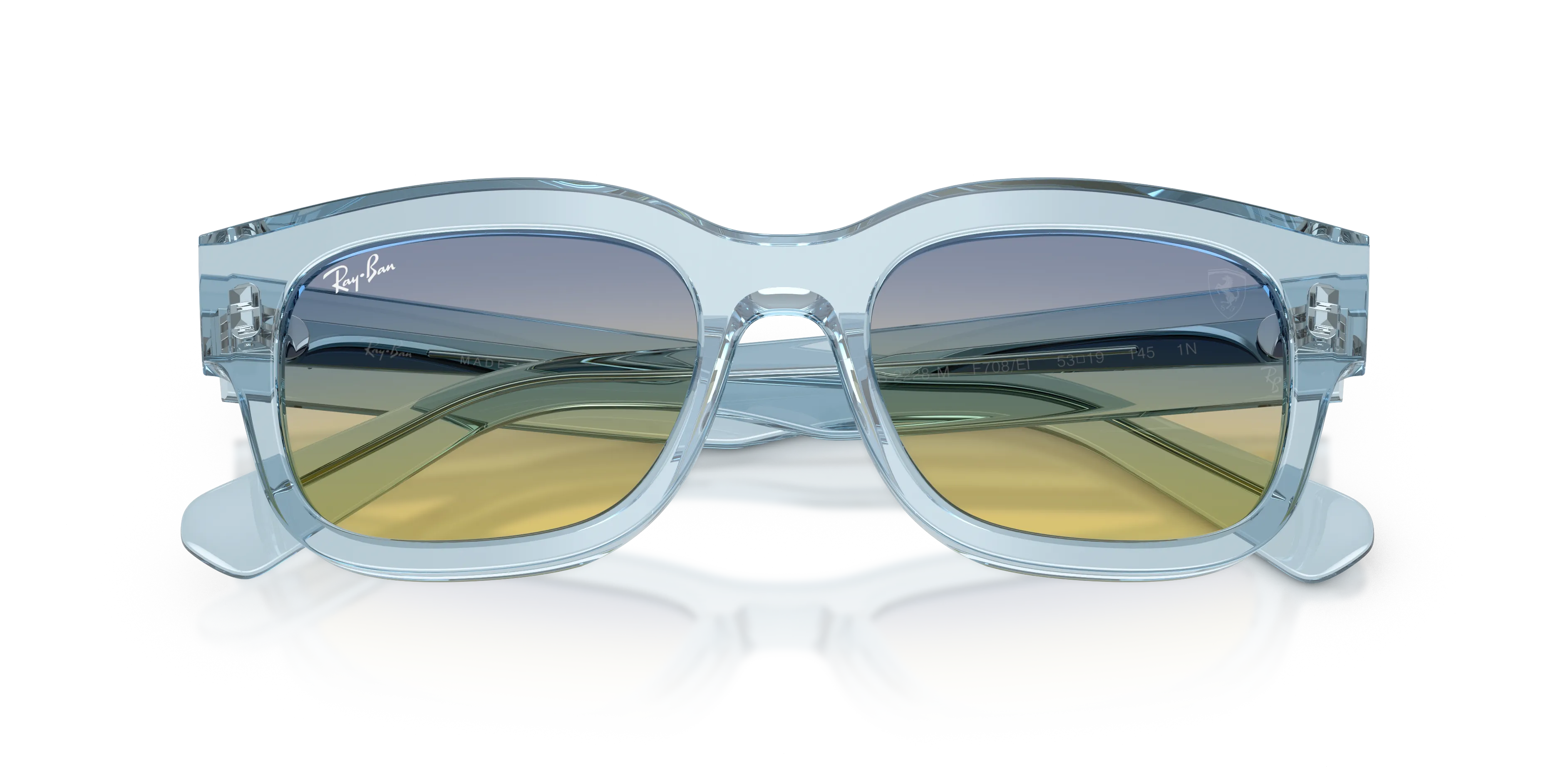 Ray - Ban RB2228M F708EI Occhiali da sole Acetato Blu Squadrata Normale - immagine 2