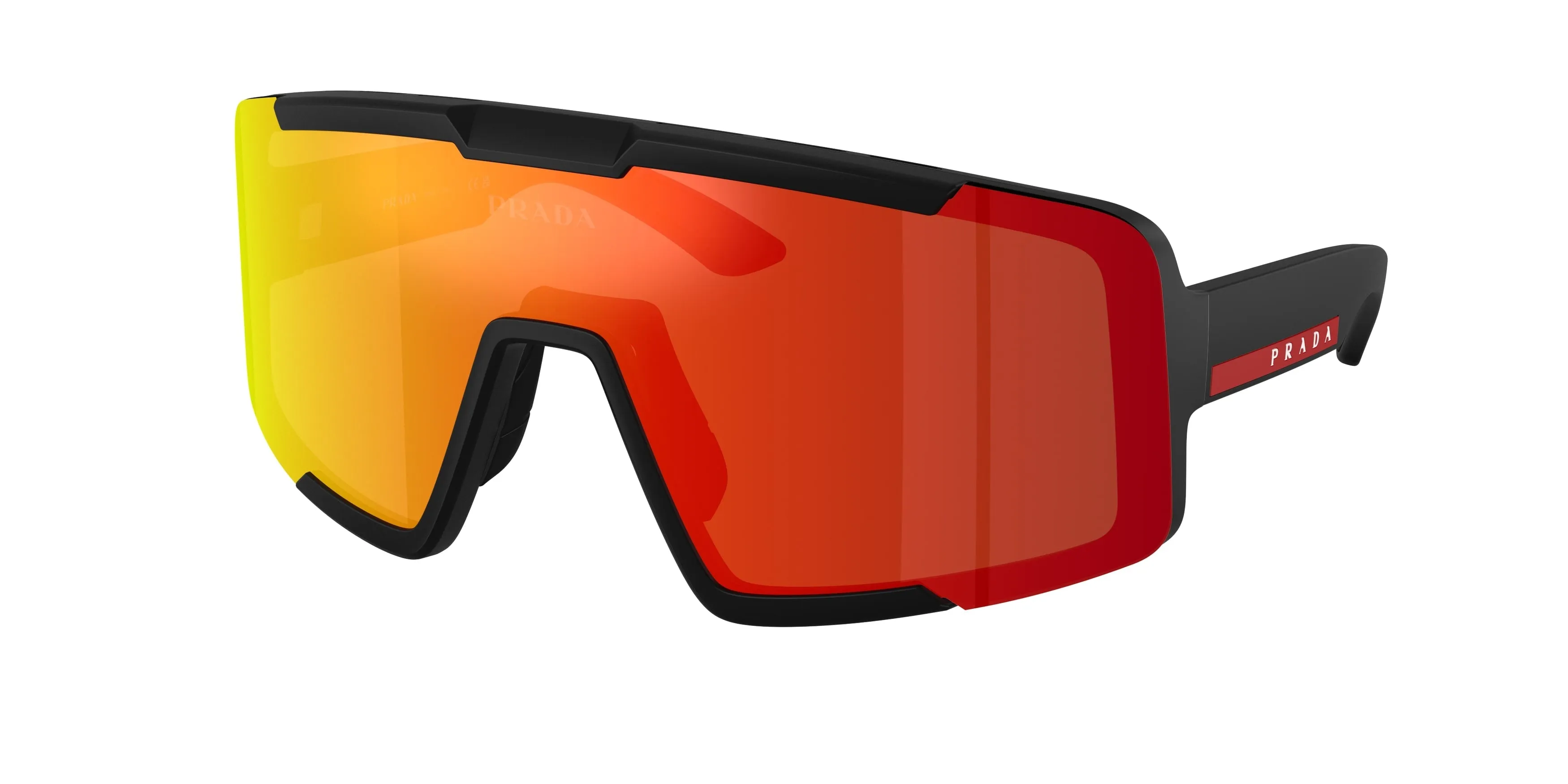 Prada Linea Rossa PS B07S 1BO70U Occhiali da sole Iniettato Nero Geometrica Normale - immagine 1