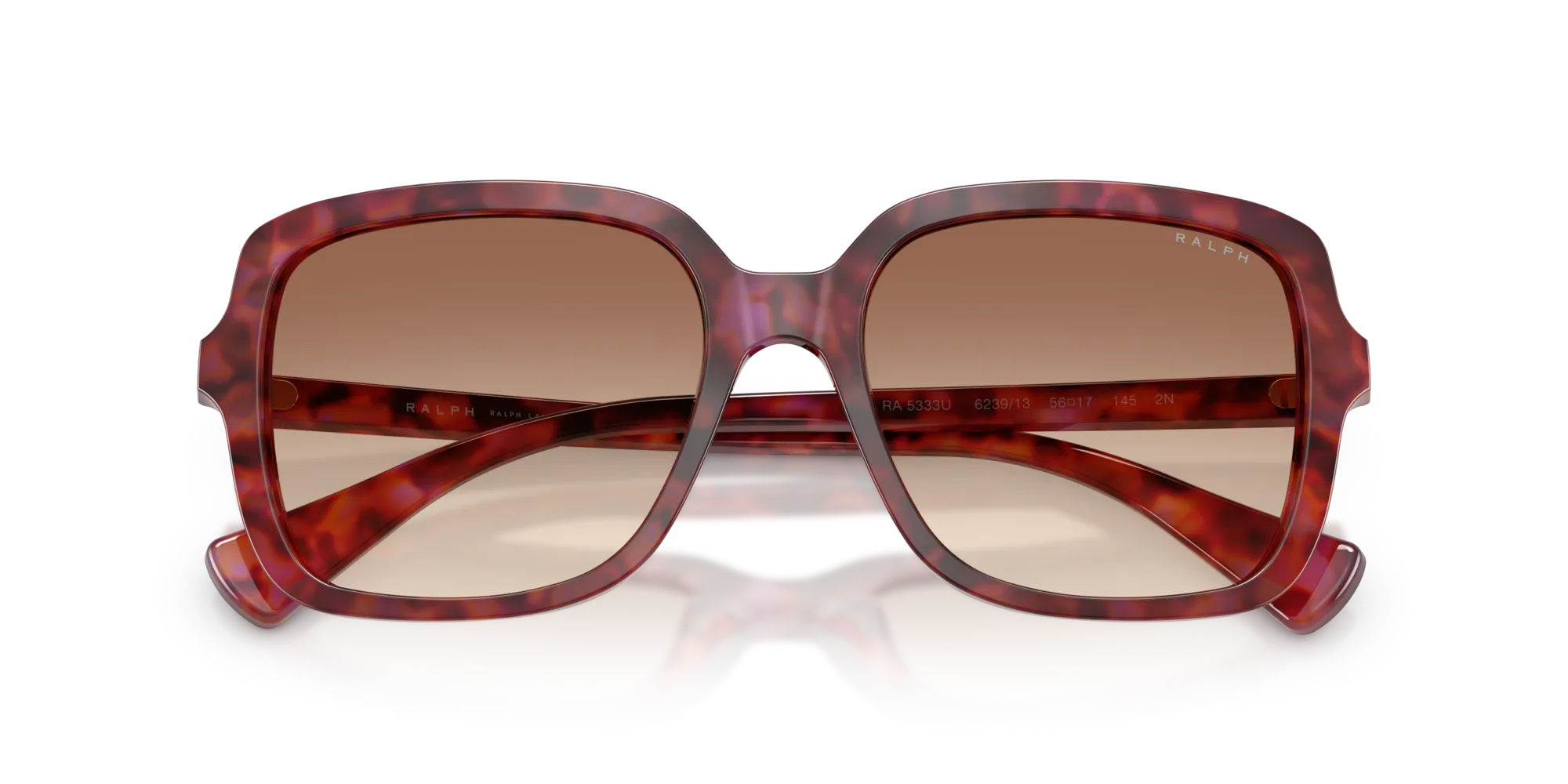 Ralph Lauren RA5333U 623913 Occhiali da sole Acetato Viola Squadrata Normale Sfumato - immagine 2