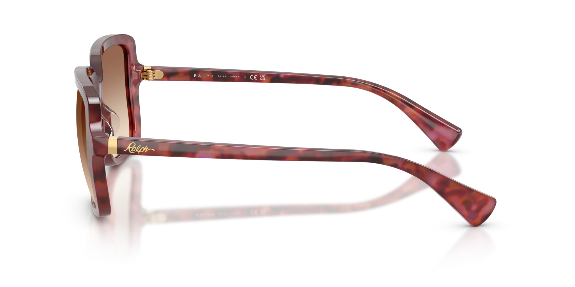 Ralph Lauren RA5333U 623913 Occhiali da sole Acetato Viola Squadrata Normale Sfumato - immagine 4