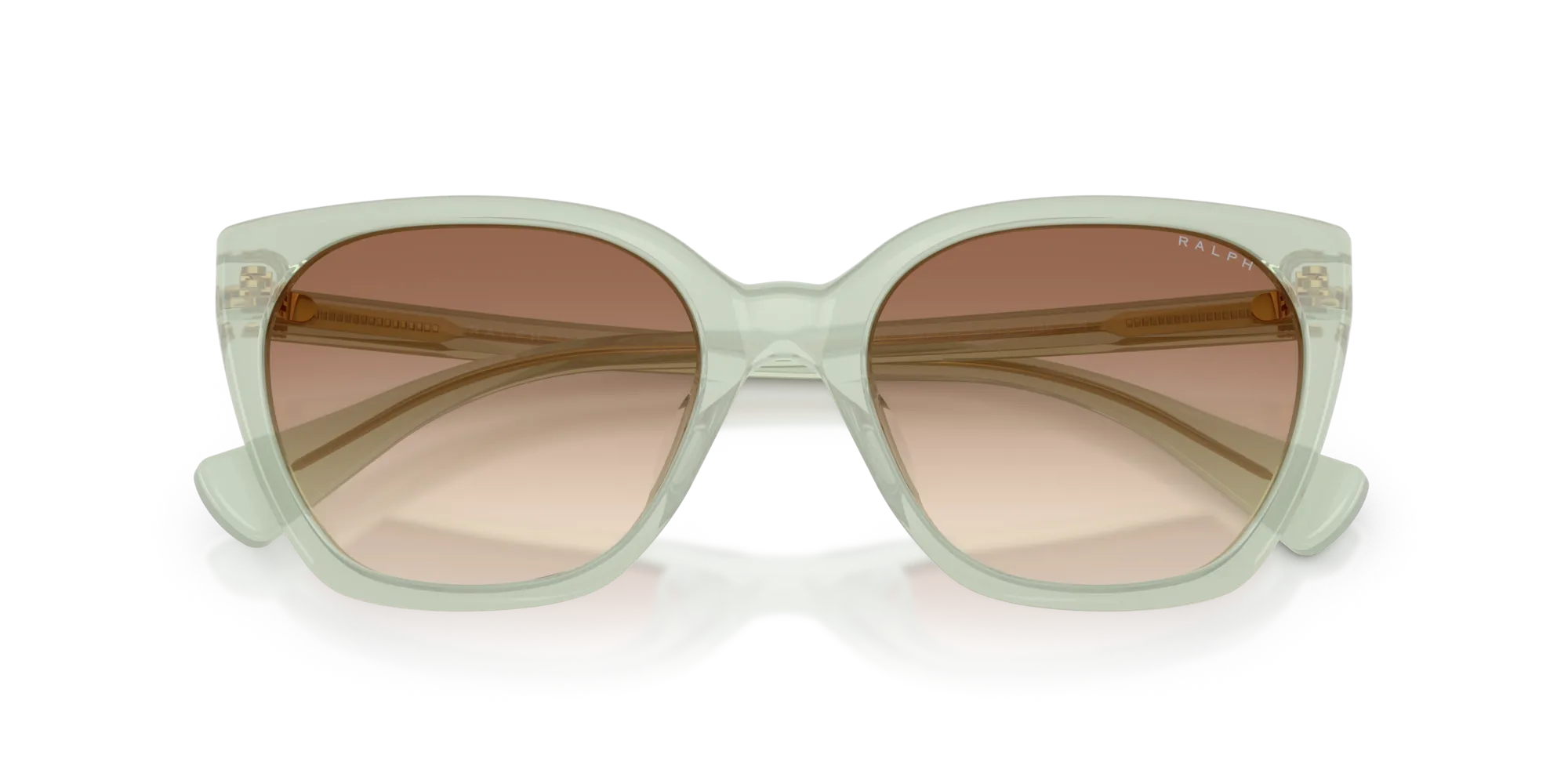 Ralph Lauren RA5330U 627813 Occhiali da sole Acetato Verde Farfalla Normale Sfumato - immagine 2