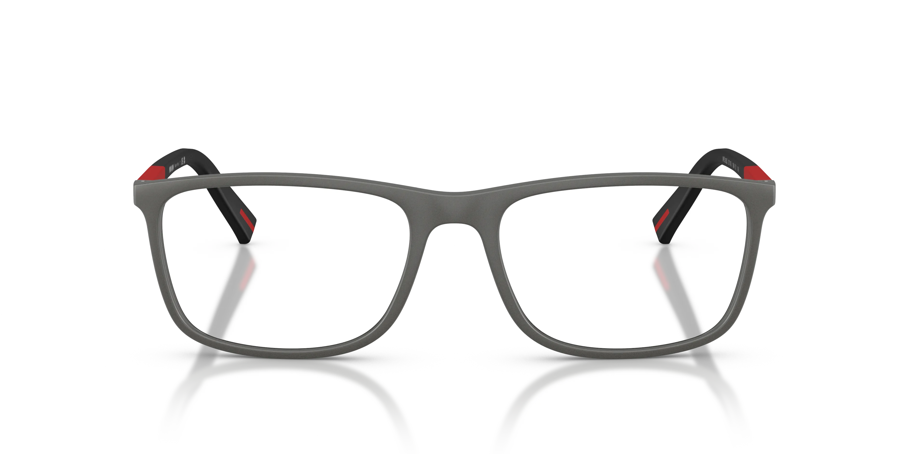 Prada Linea Rossa PS 03QV 16X1O1 Montature da vista Iniettato Grigio Squadrata Normale - immagine 3