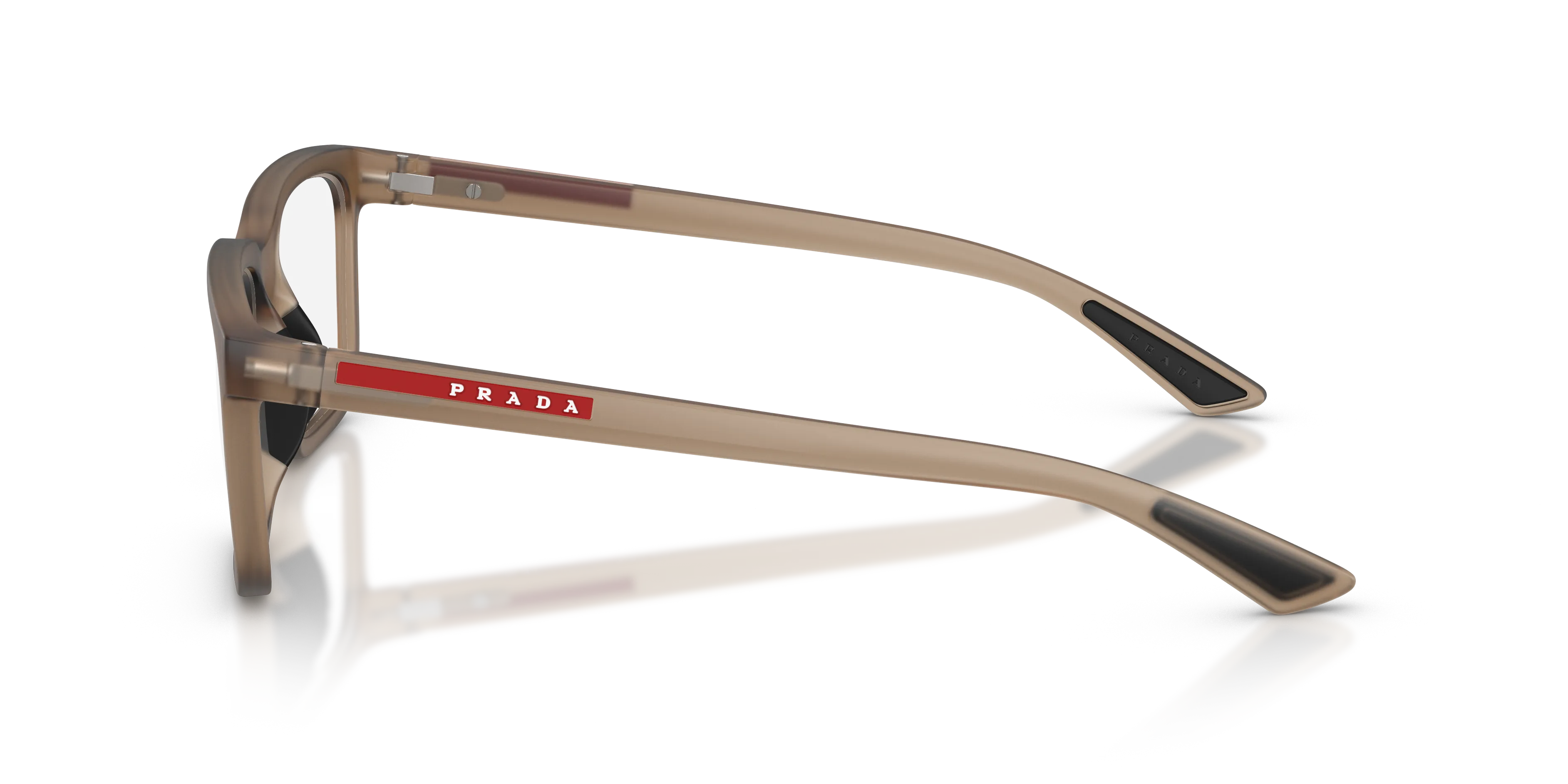Prada Linea Rossa PS 02SV 29F1O1 Montature da vista Iniettato Marrone Squadrata Normale - immagine 4