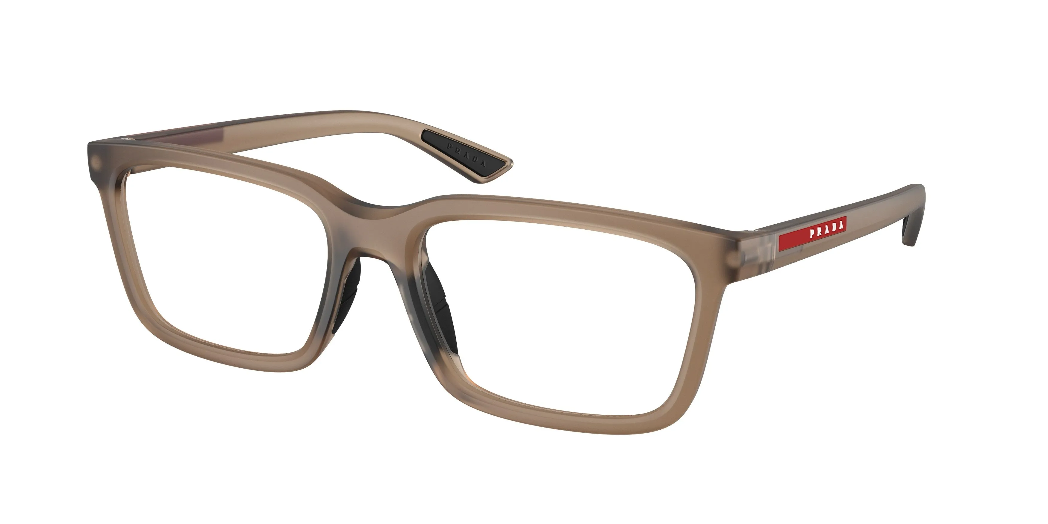Prada Linea Rossa PS 02SV 29F1O1 Montature da vista Iniettato Marrone Squadrata Normale - immagine 1