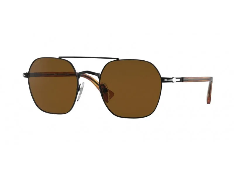 Persol PO2483S 109157 Occhiali da sole Acciaio Nero Squadrata Polarizzata - immagine 1