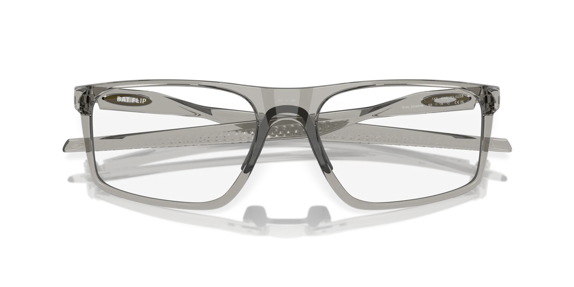 Oakley OX8183 BAT FLIP 818302 Montature da vista O_Matter Grigio Trasparente Squadrata Normale - immagine 2