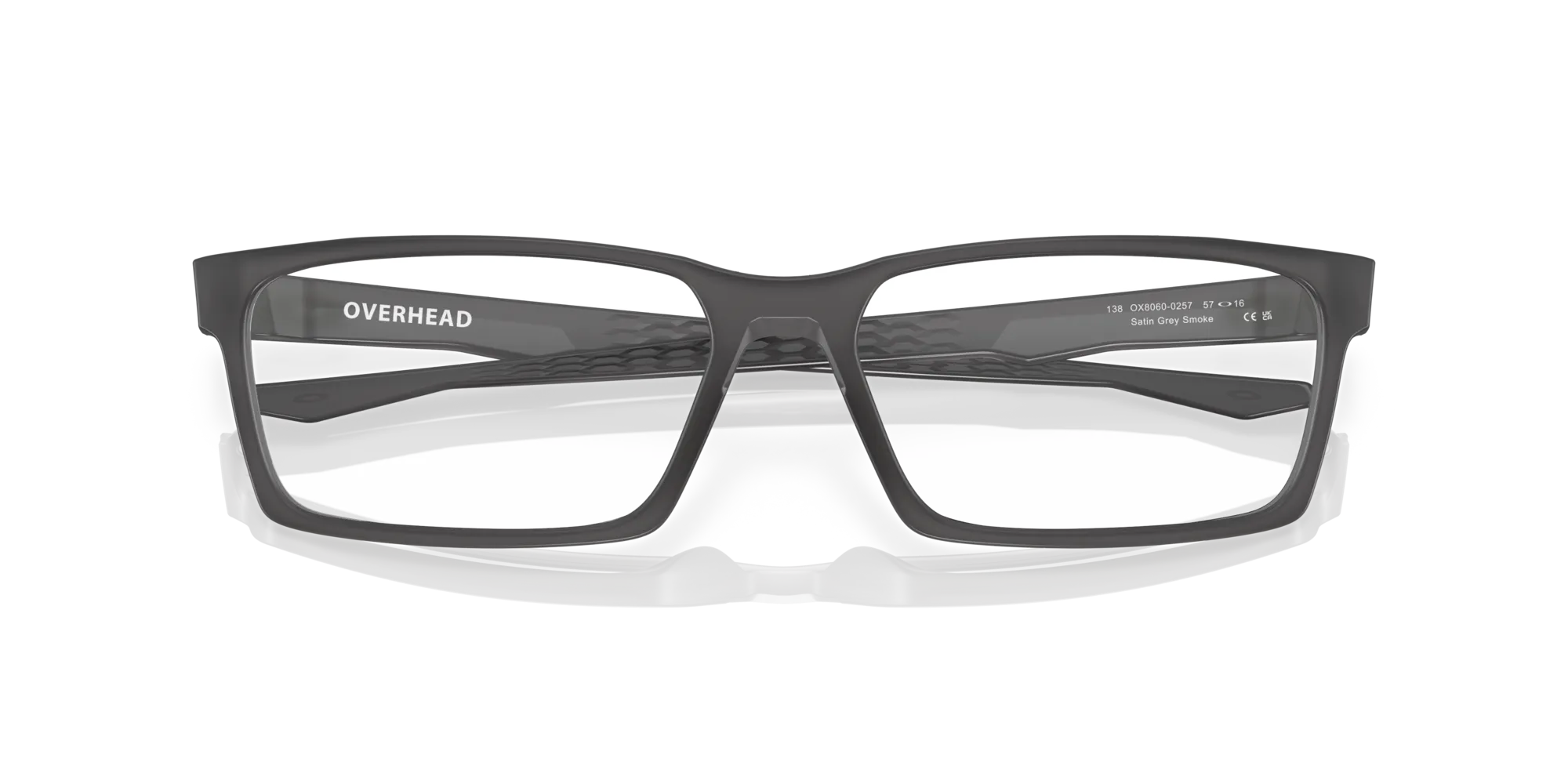 Oakley OX8060 OVERHEAD 806002 Montature da vista O_Matter Grigio Trasparente Squadrata Normale - immagine 2
