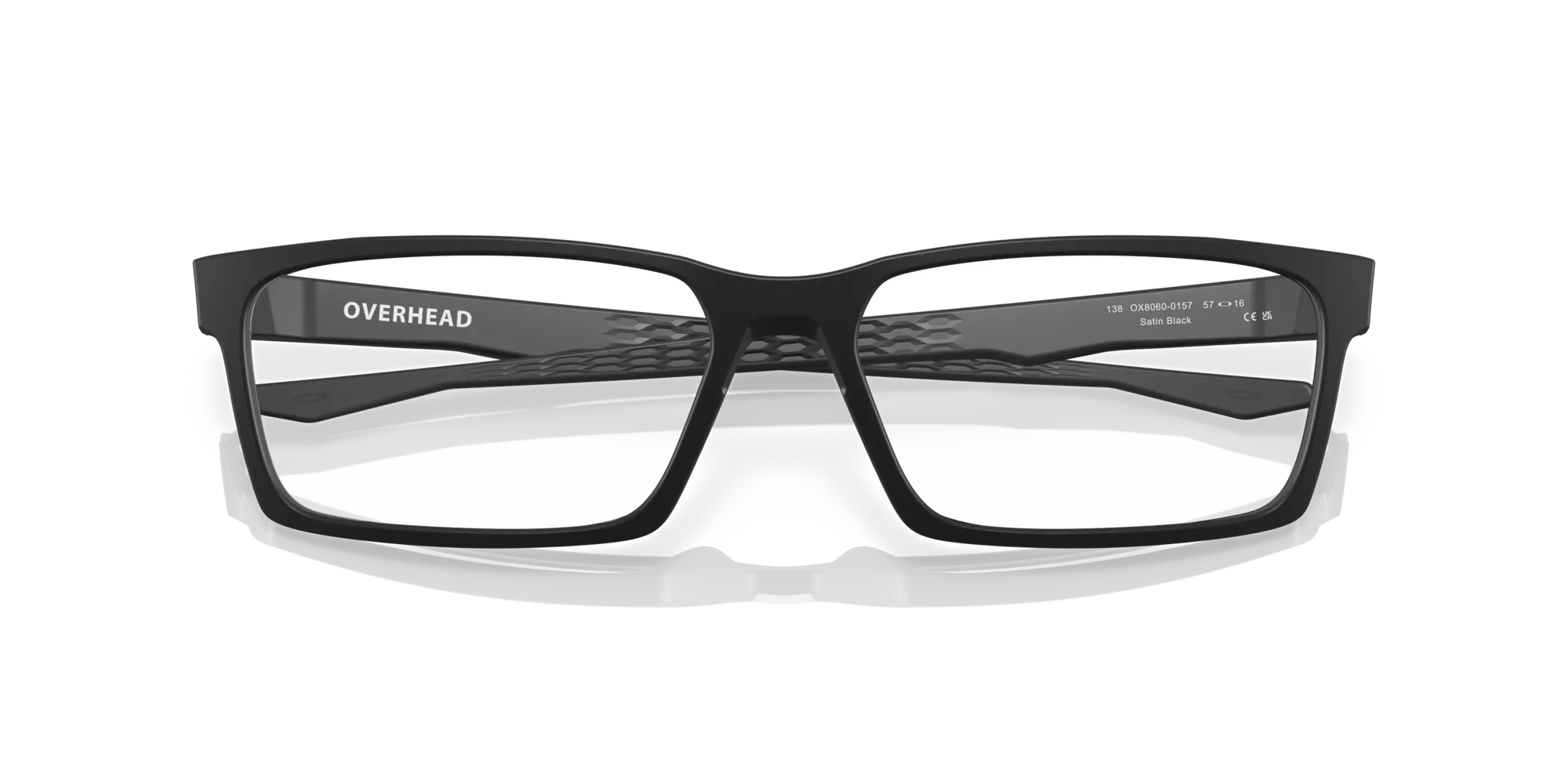 Oakley OX8060 OVERHEAD 806001 Montature da vista O_Matter Nero Trasparente Squadrata Normale - immagine 2