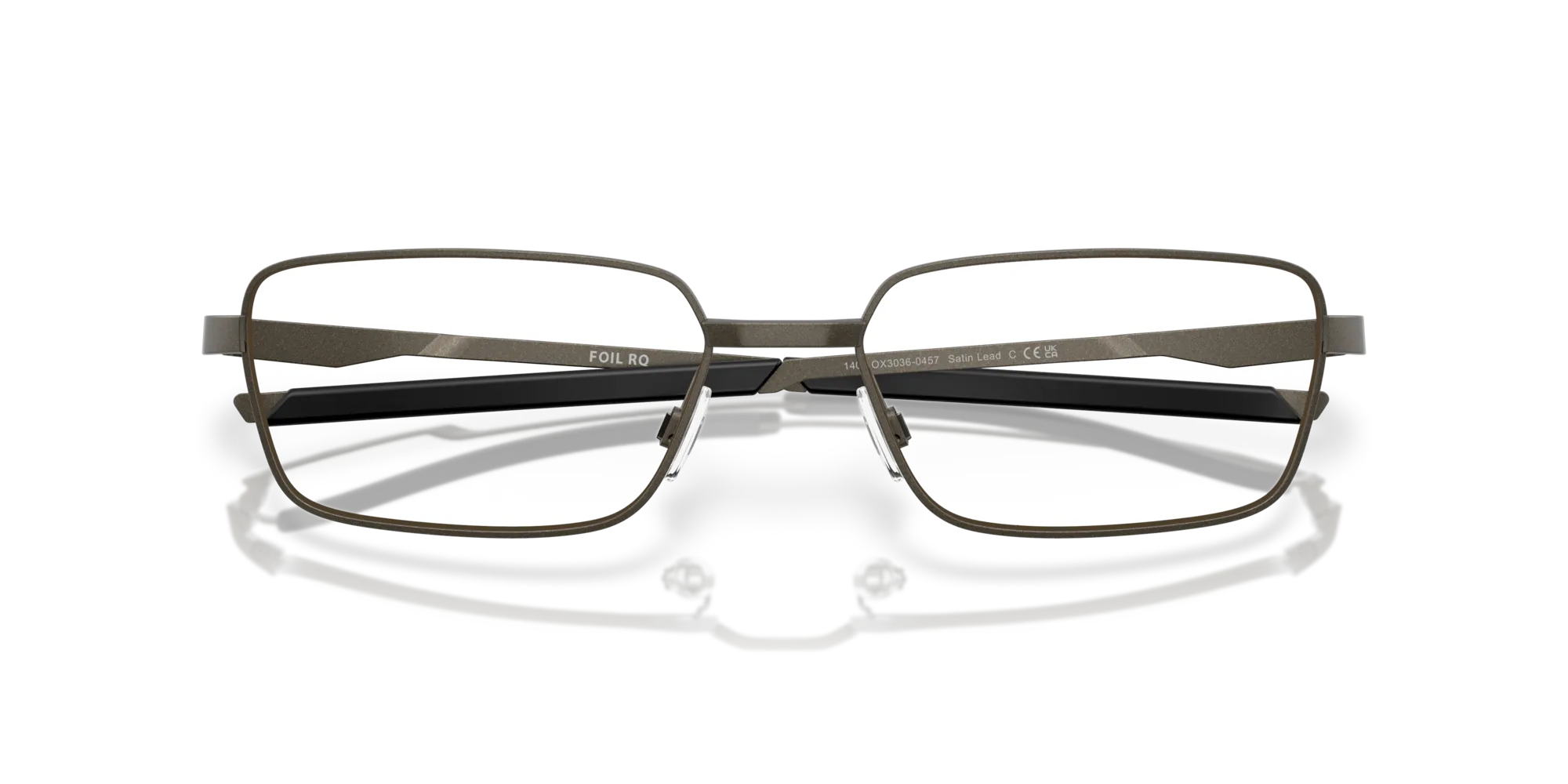 Oakley OX3036 FOIL RQ 303604 Montature da vista Metallo Grigio Trasparente Squadrata Normale - immagine 2
