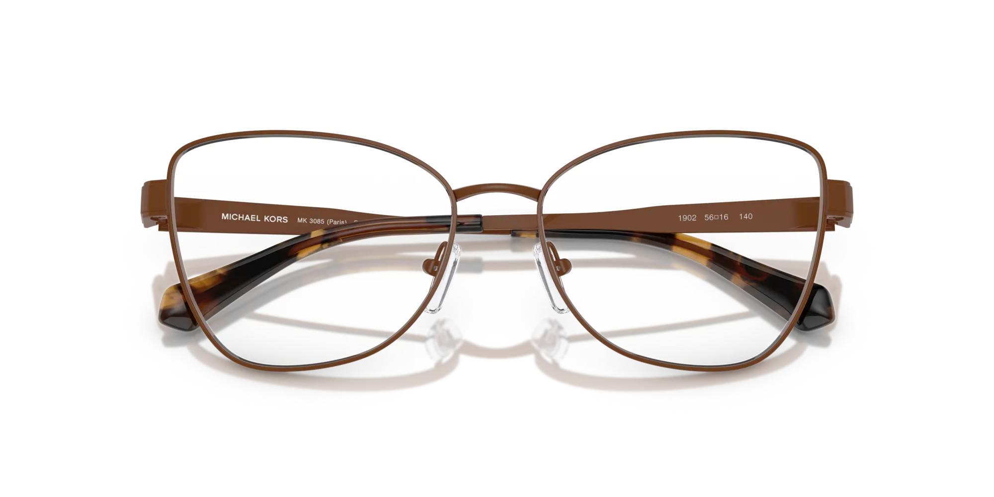 Michael Kors MK3085 PARIS 1902 Montature da vista Metallo Marrone Farfalla Normale - immagine 2