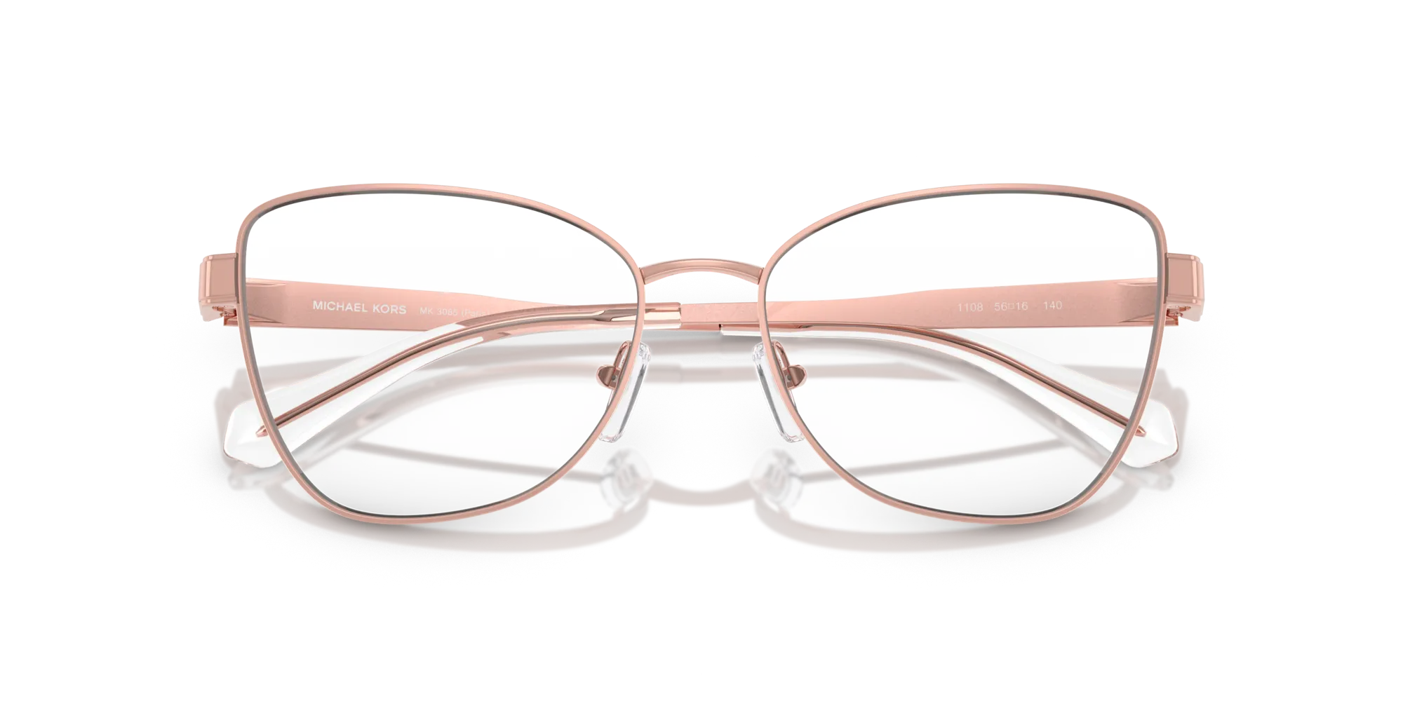 Michael Kors MK3085 PARIS 1108 Montature da vista Metallo Oro Farfalla Normale - immagine 2