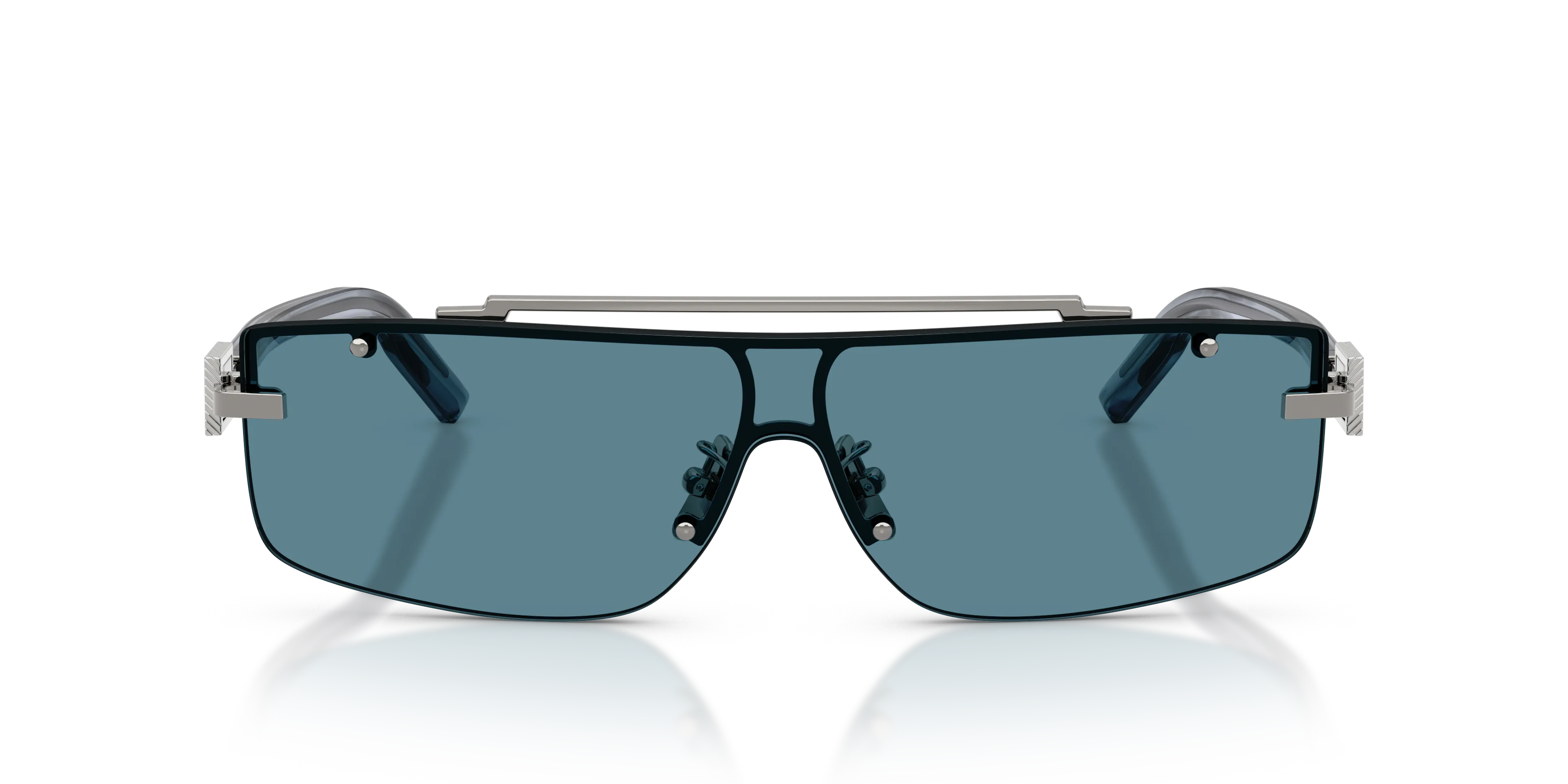 Dolce & Gabbana DG2335 04/80 Occhiali da sole Metallo Grigio [""] Squadrata Normale - immagine 3