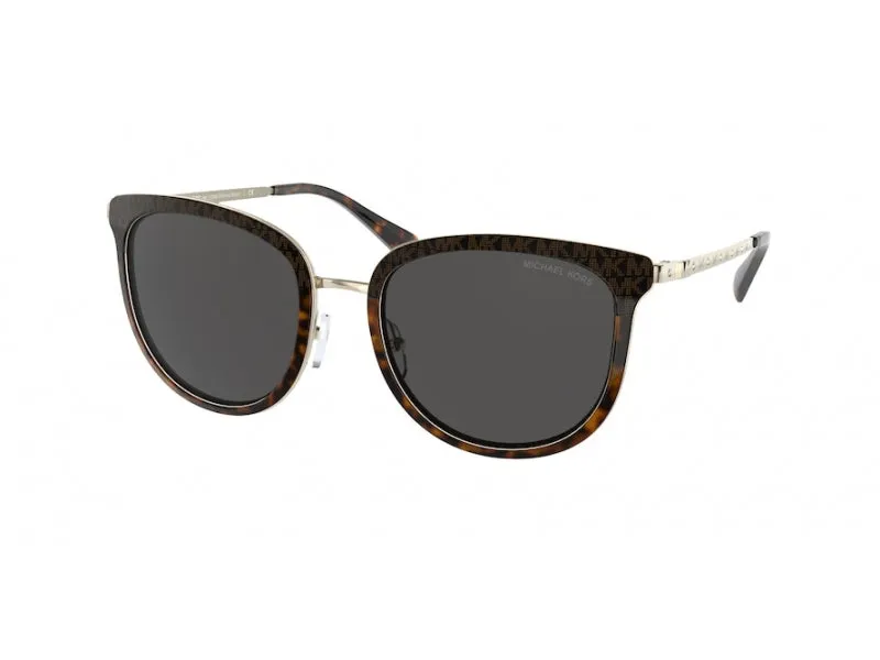 Michael Kors MK1099B ADRIANNA BRIGHT 390387 Occhiali da sole Metallo Marrone Grigio scuro Rotonda Normale - immagine 1