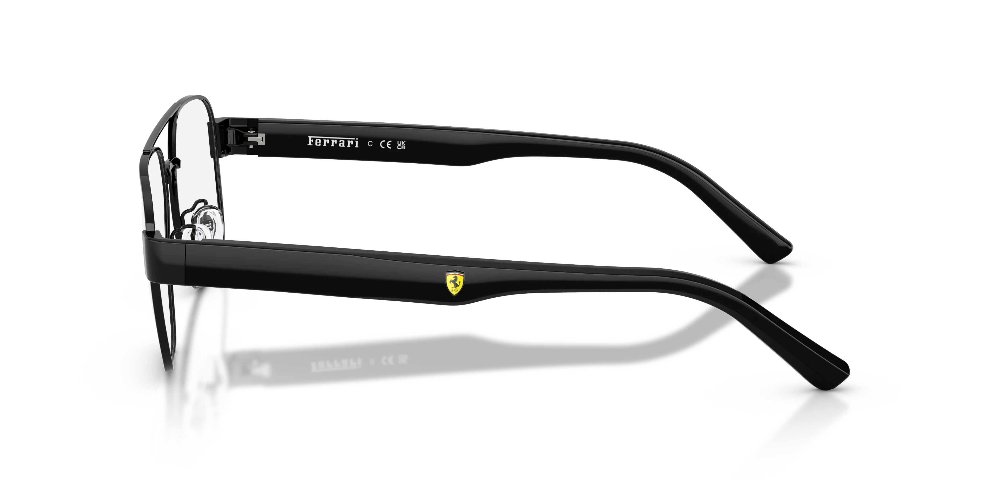 Ferrari Scuderia FZ7014D 101 Montature da vista Metallo Nero Pillow Normale - immagine 4