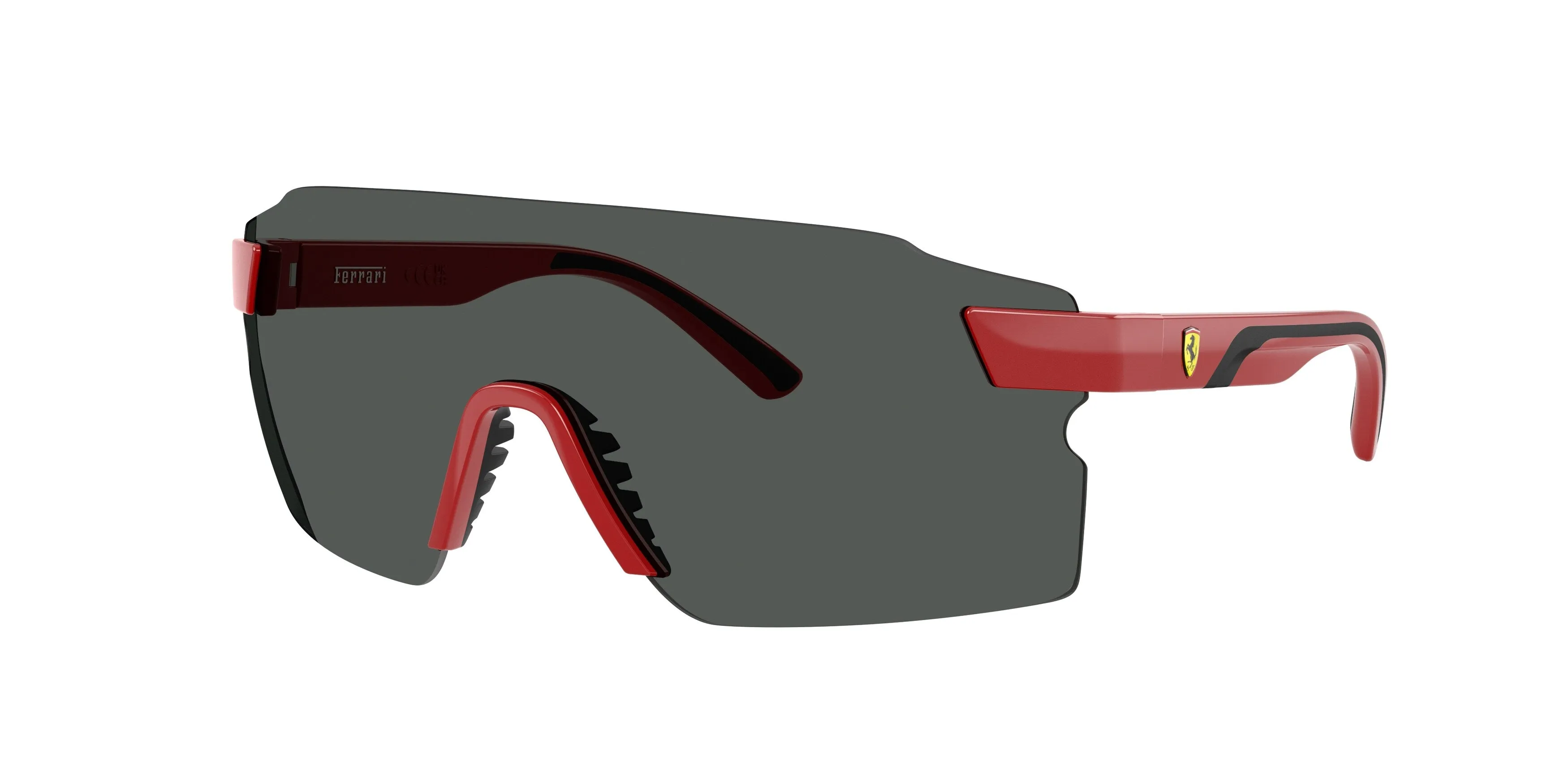 Ferrari Scuderia FZ6024U 526/87 Occhiali da sole Iniettato Rosso Grigio Squadrata Normale - immagine 1