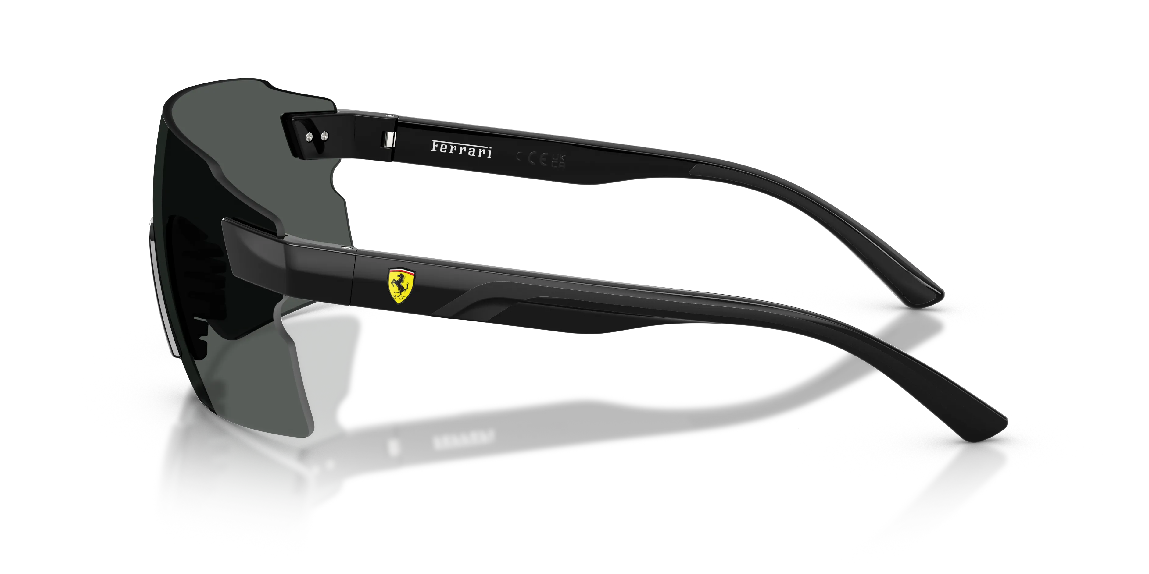Ferrari Scuderia FZ6024U 501/81 Occhiali da sole Iniettato Nero Grigio Squadrata Normale - immagine 4