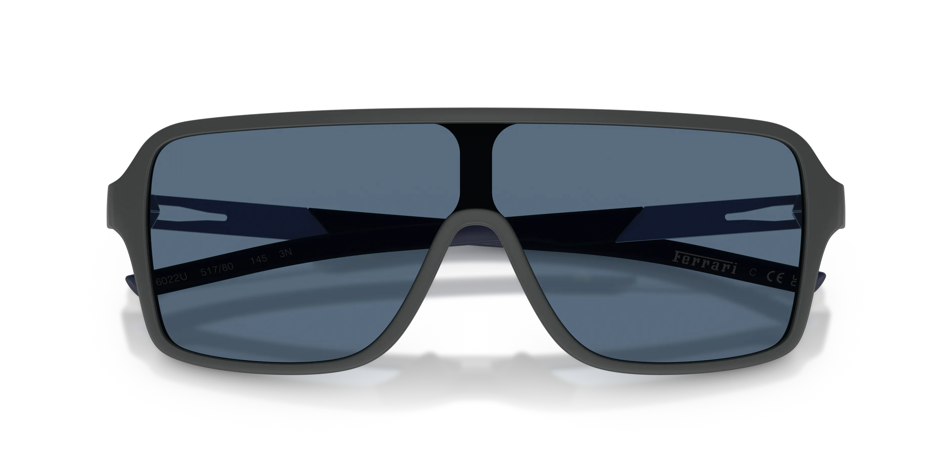 Ferrari Scuderia FZ6022U 517/80 Occhiali da sole Iniettato Grigio Blu Squadrata Normale - immagine 2